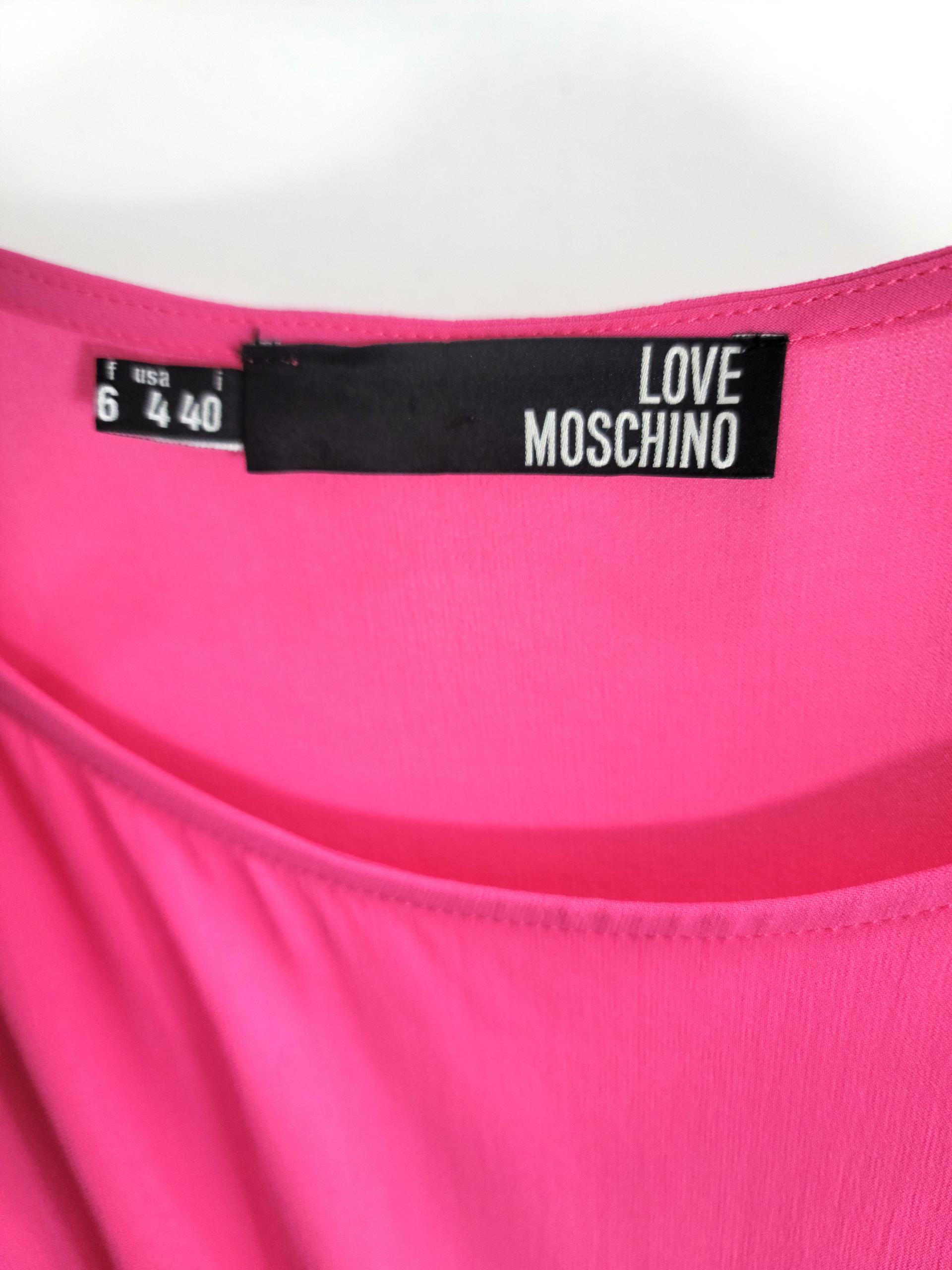 정품 러브모스키노 LOVEMOSCHINO셔링 원피스 핑크