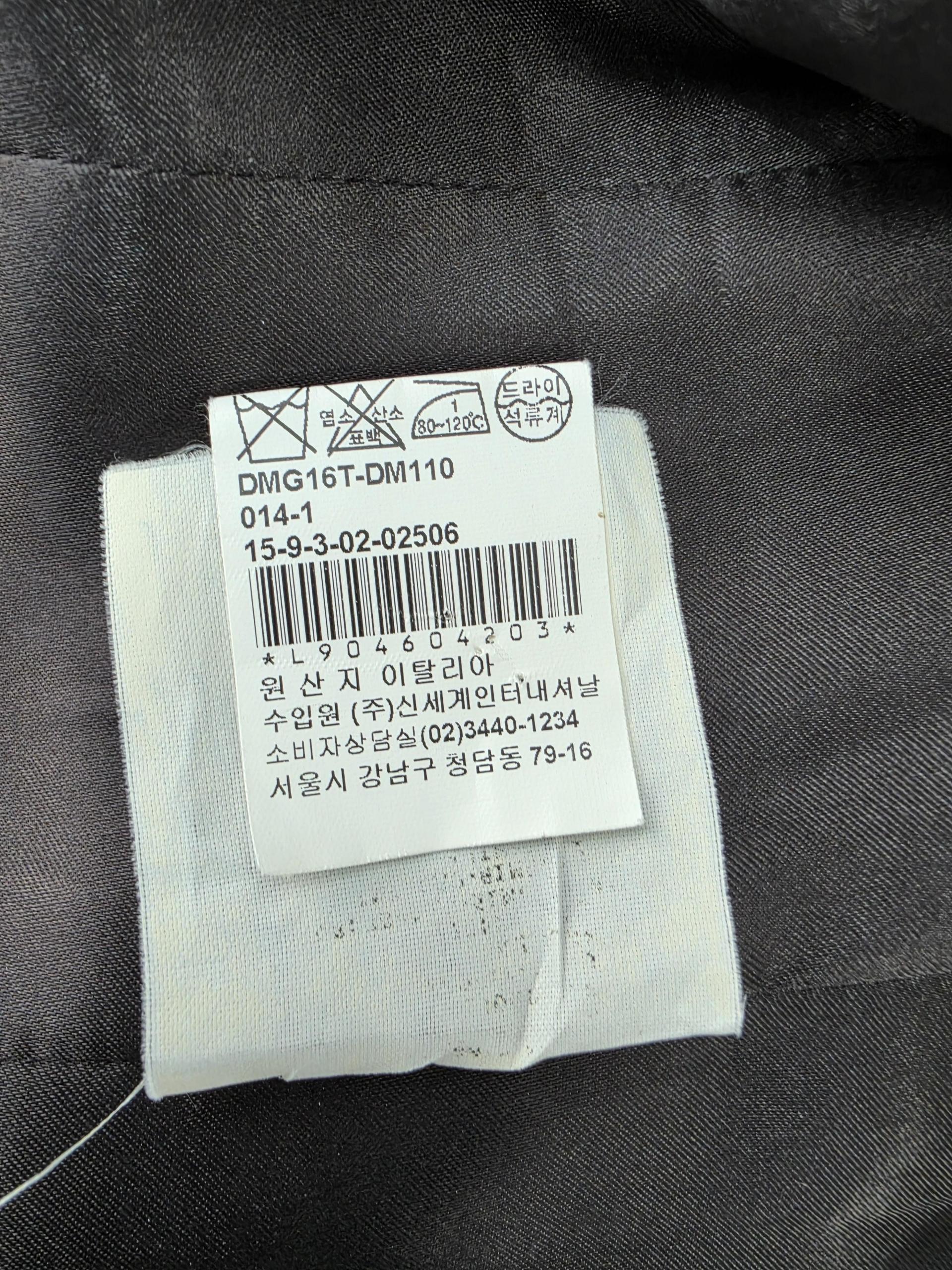 정퓸 아르마니 컬렉션 ARMANI 체크 자켓 브라운