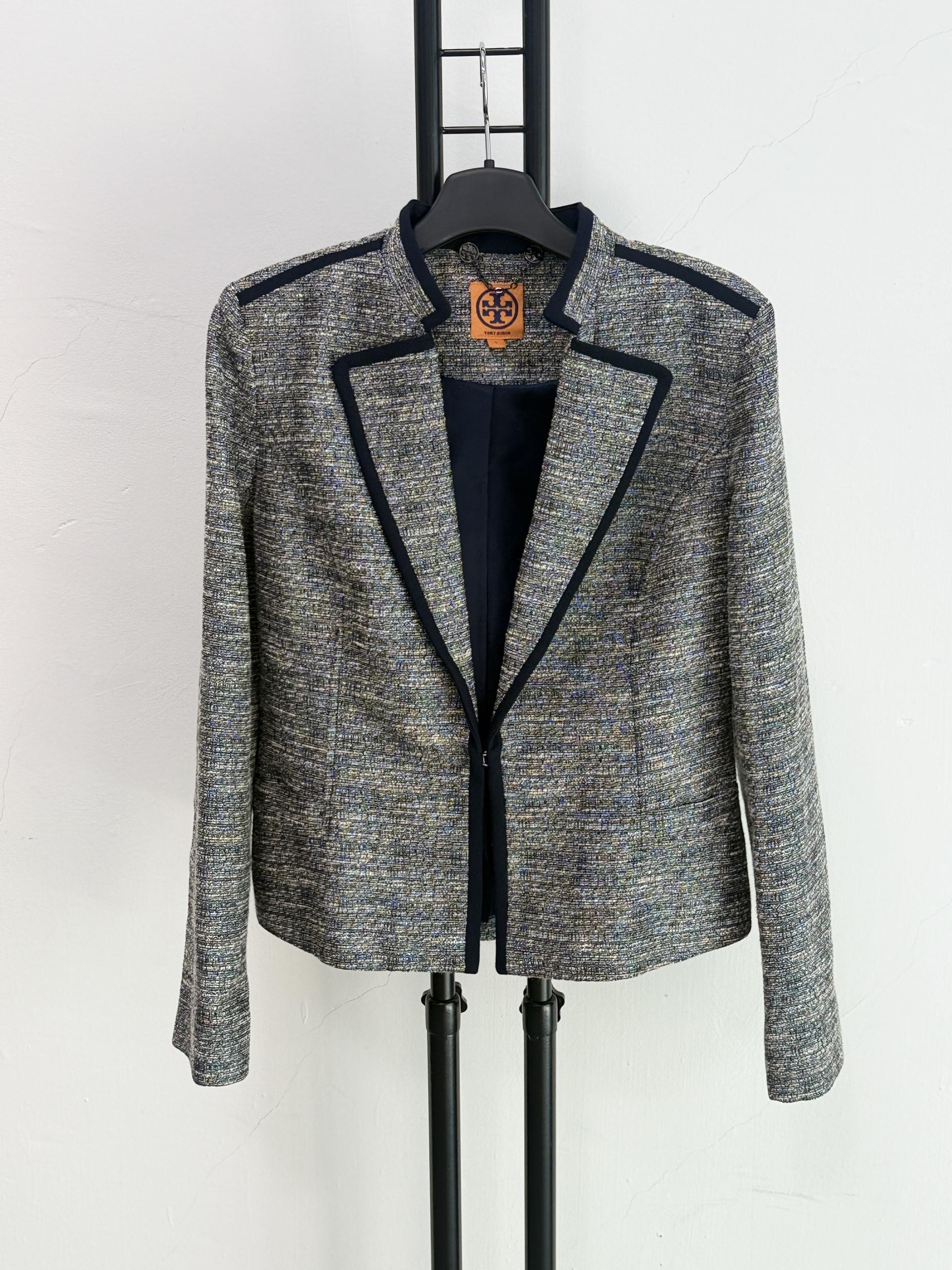 정품 토리버치 TORY BURCH 트위드 자켓