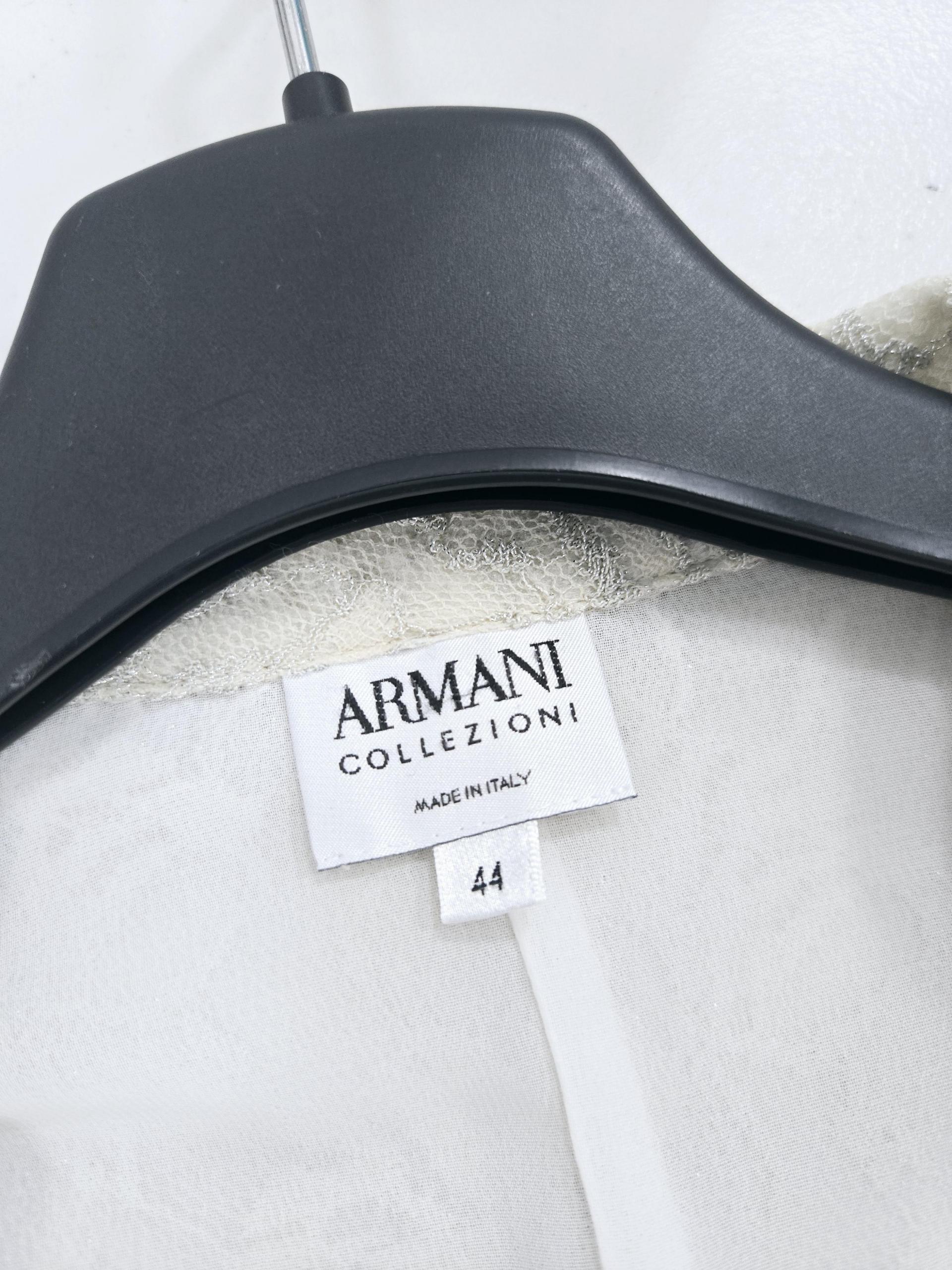 정품 아르마니 ARMANI 레이스 자수 자켓