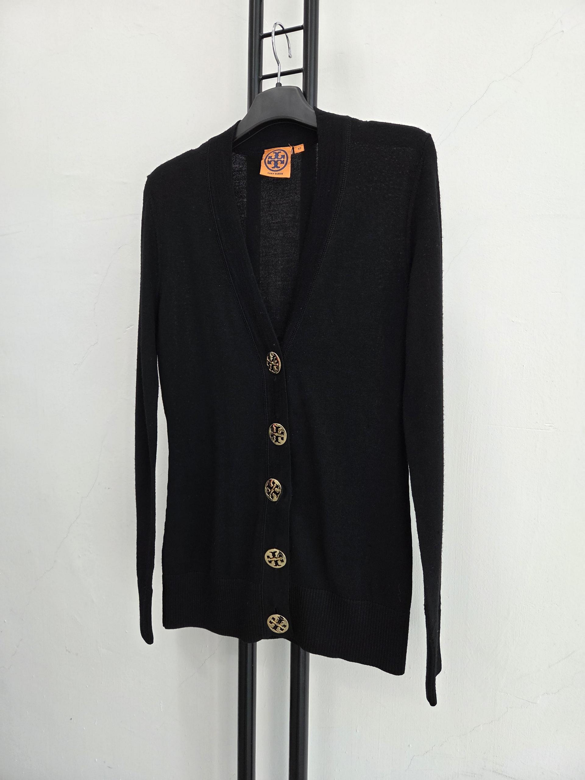 정품 토리버치 TORY BURCH 금장 버튼 가디건