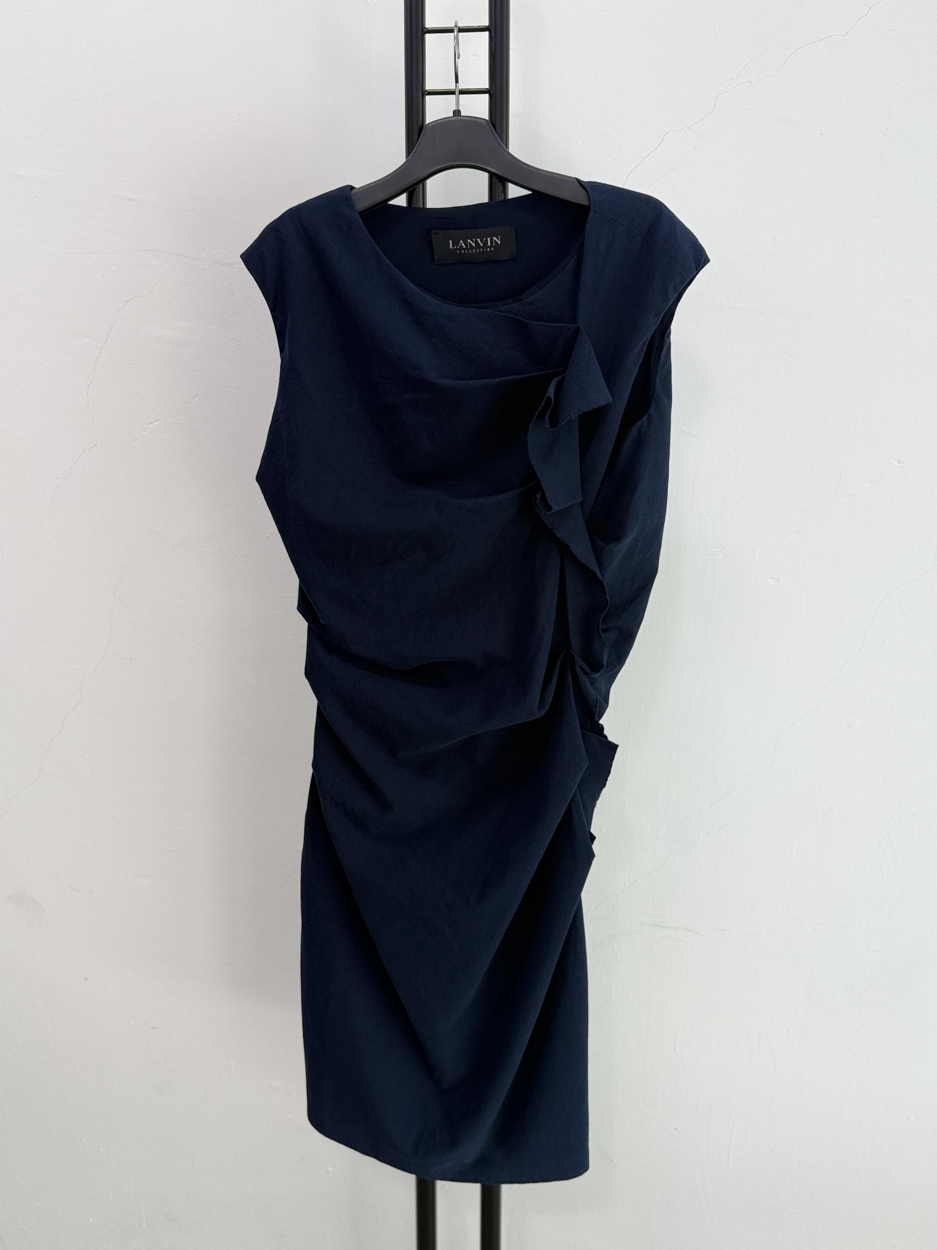 정품 랑방 LANVIN 꼬임 원피스