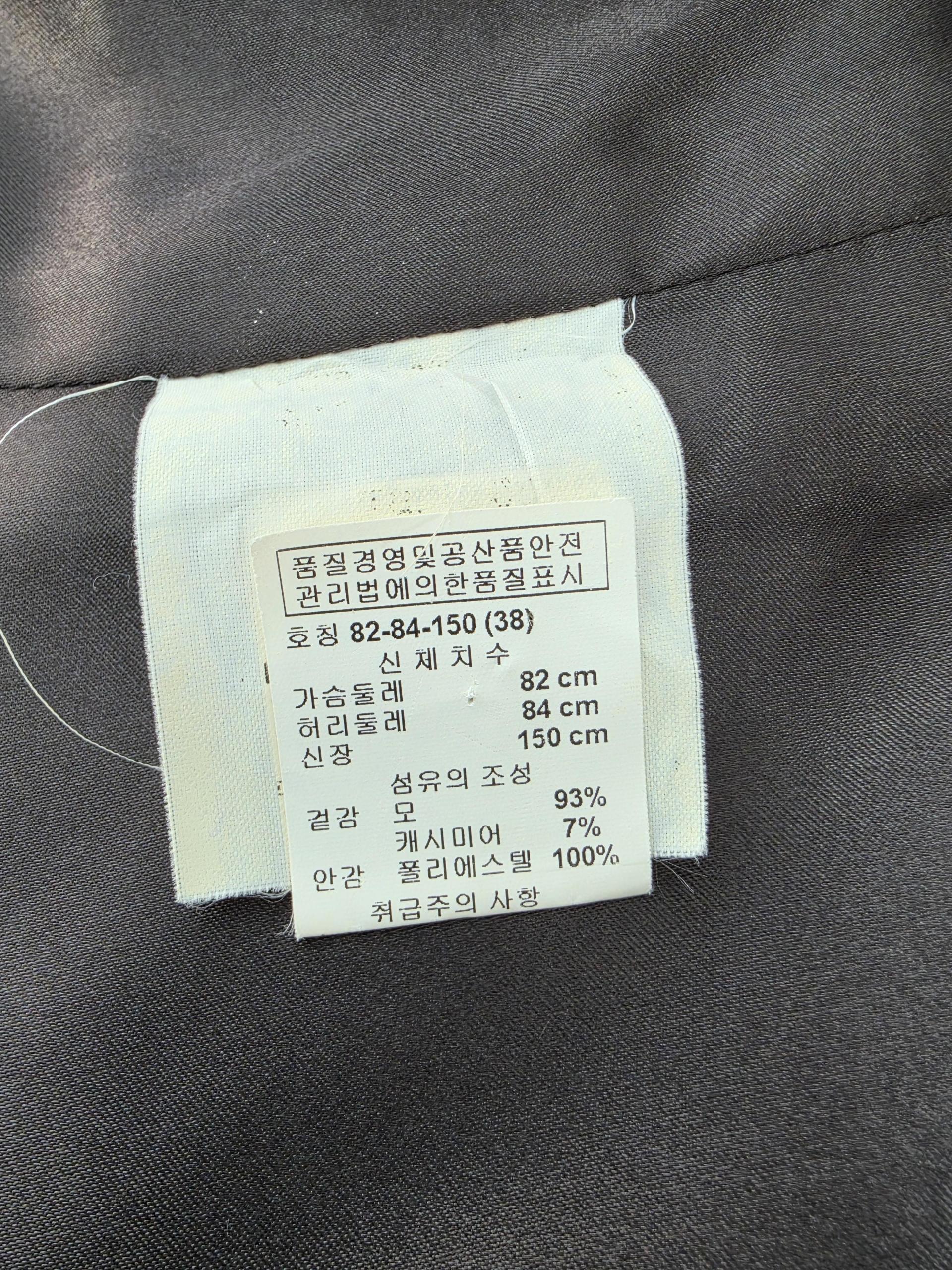 정퓸 아르마니 컬렉션 ARMANI 체크 자켓 브라운