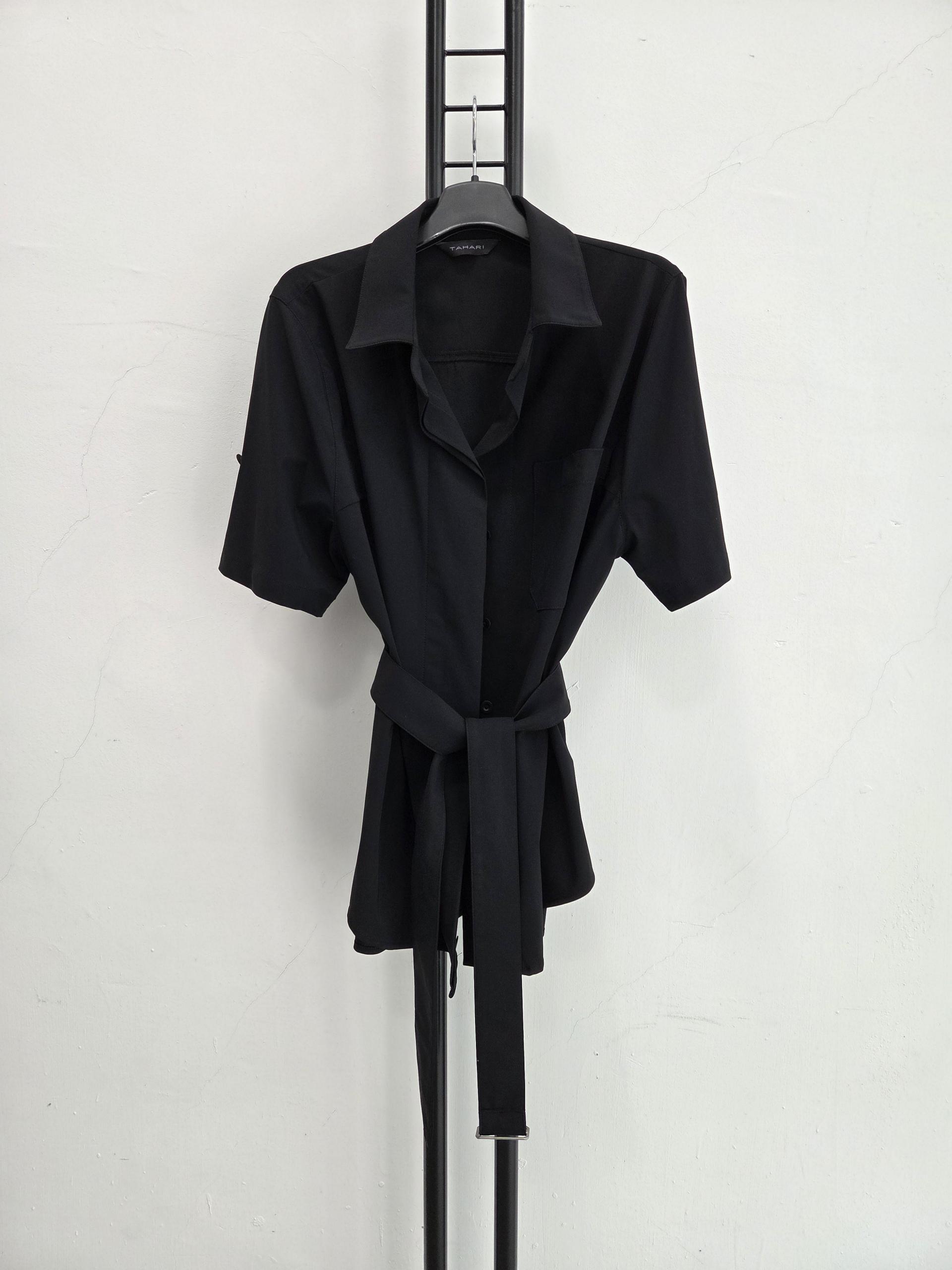 정품 타하리 TAHARI 블랙 셔츠