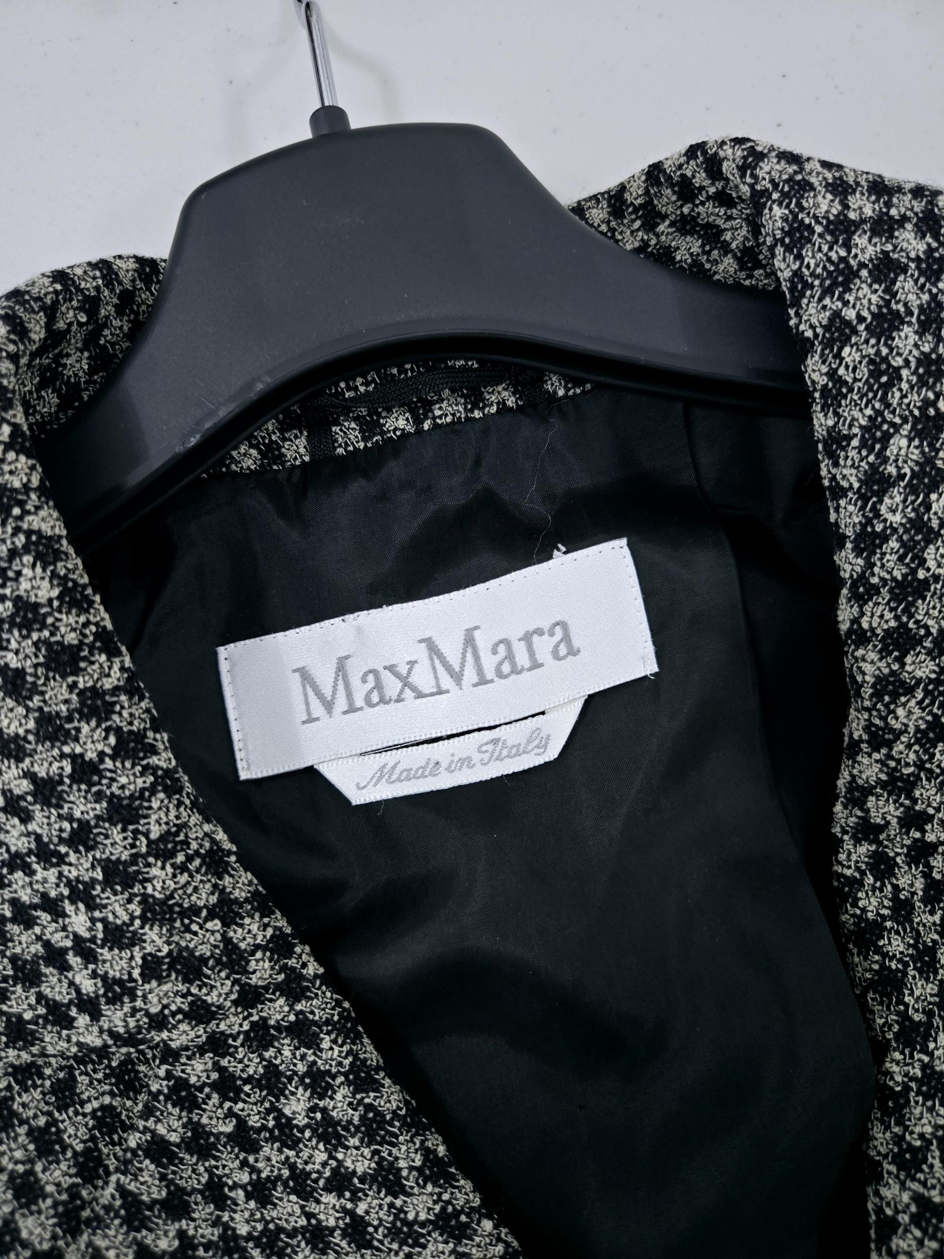 정품 막스마라 MAXMARA 모 90% 체크 자켓