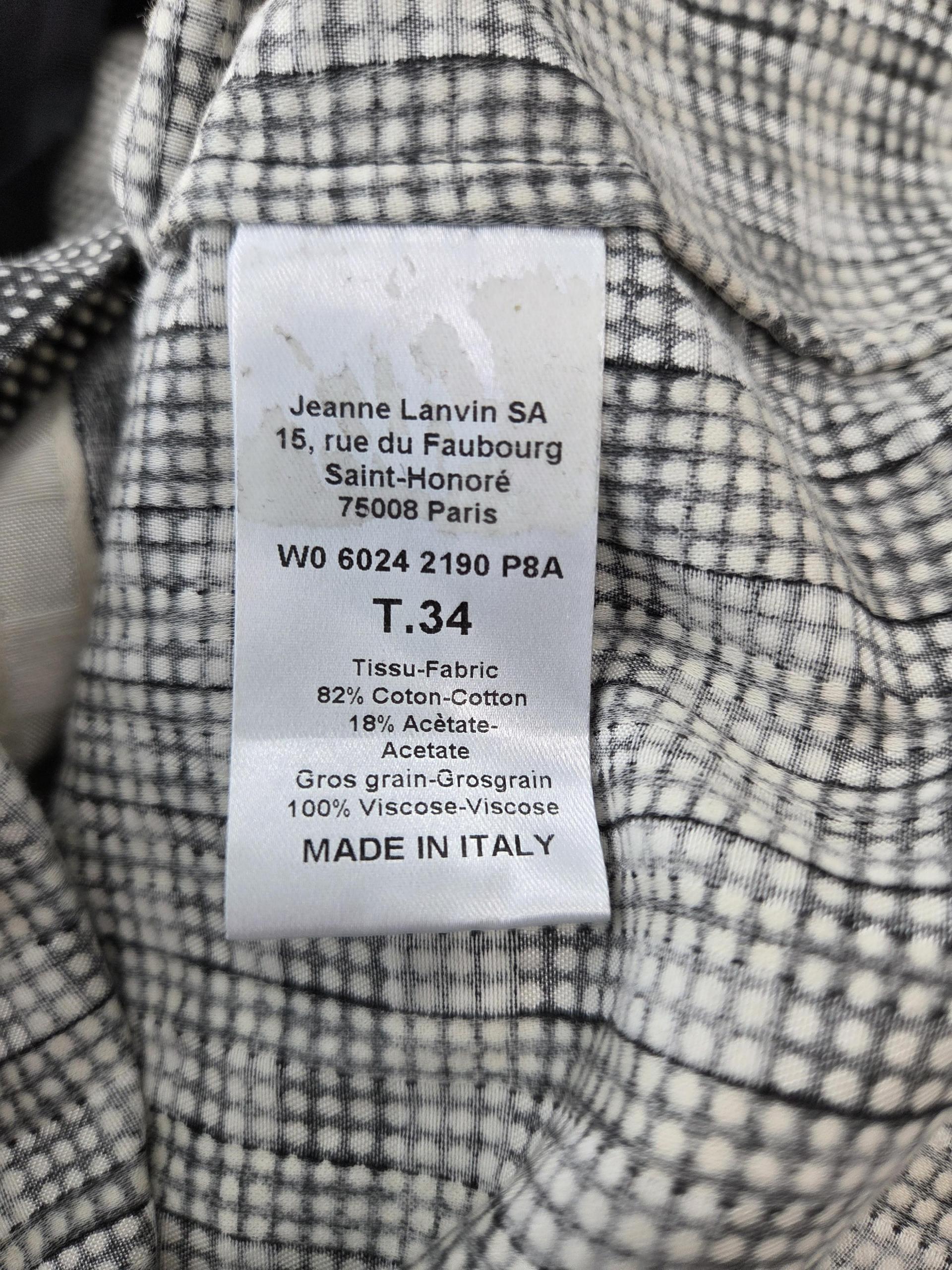 전품 랑방 LANVIN 민소매 블라우스