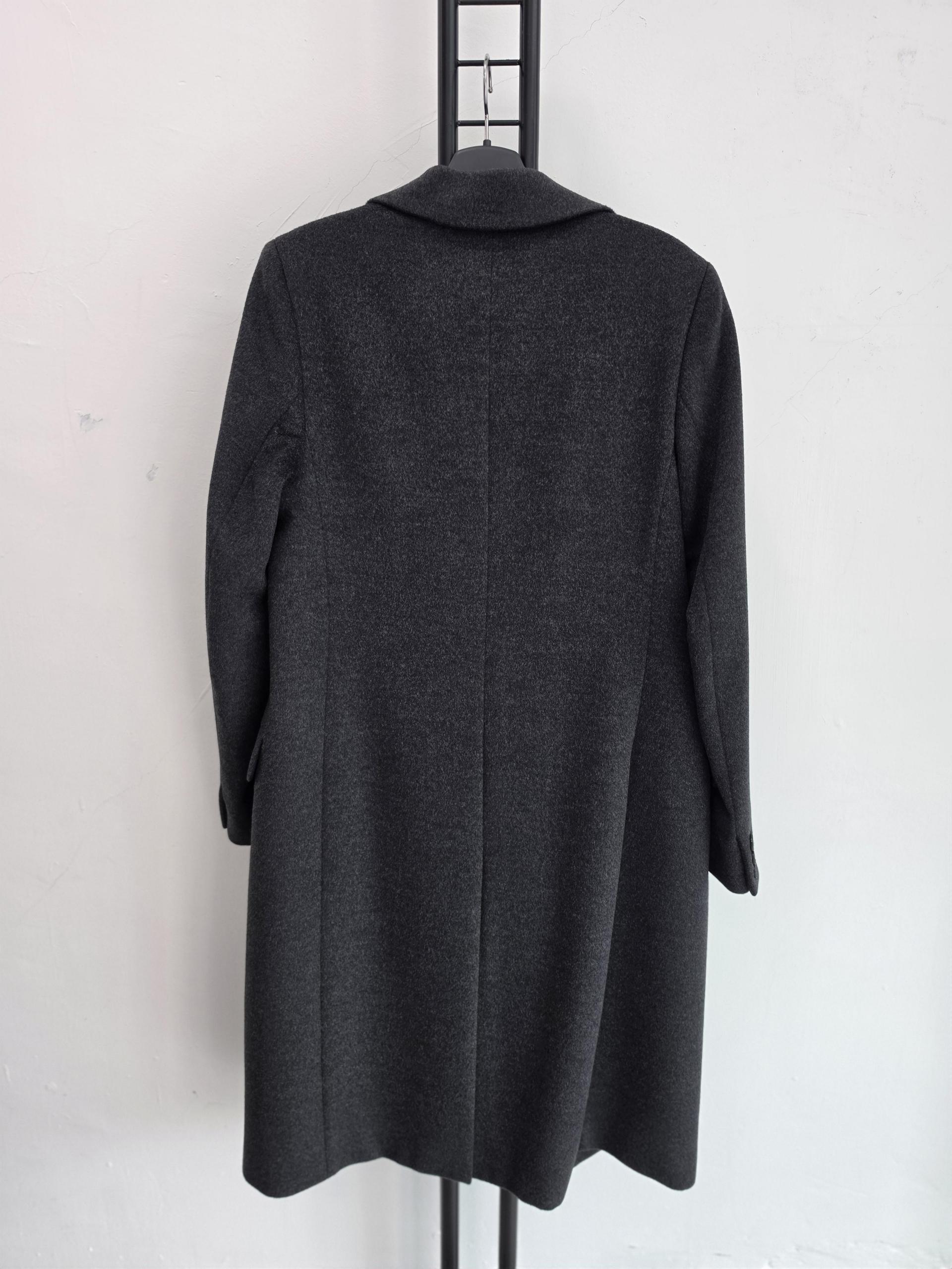 정품 막스마라 MaxMara 코트 여성용 챠콜 그레이