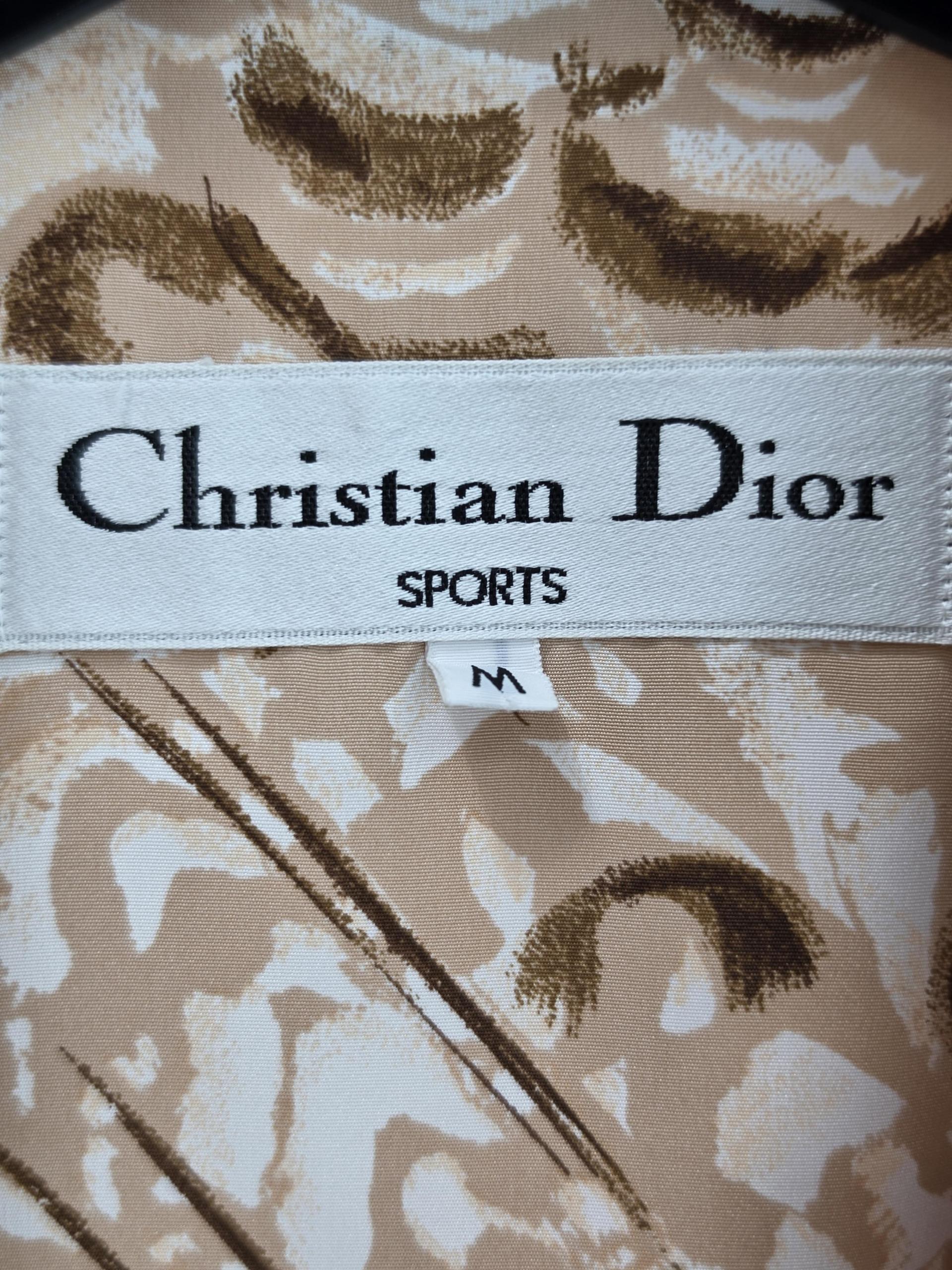 정품 크리스찬 디올 스포츠 Dior 트렌치 코트 베이지