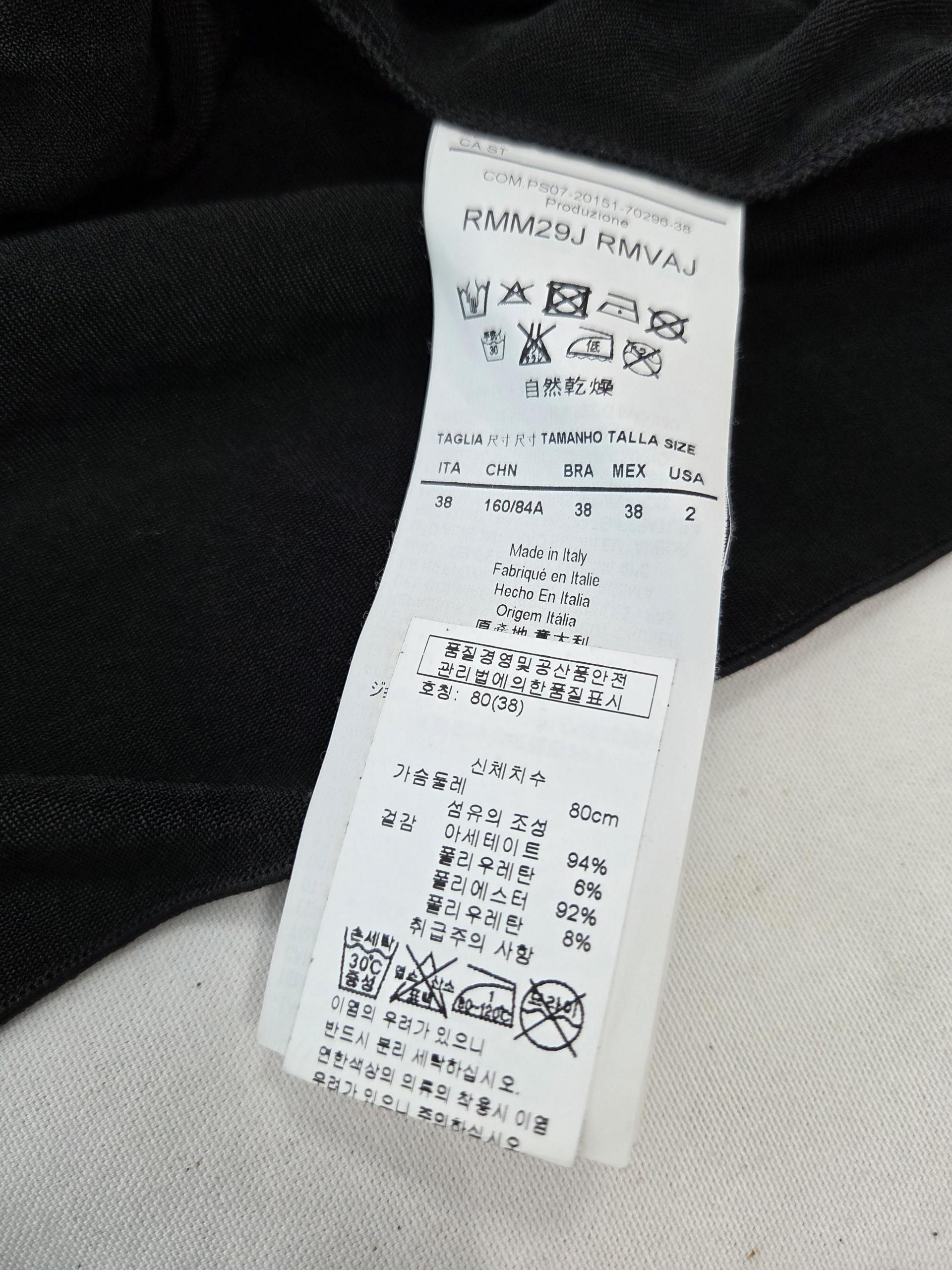 신새계정품)) 알마니 꼴레지오니 ARMANI 랩 스타일 블라우스