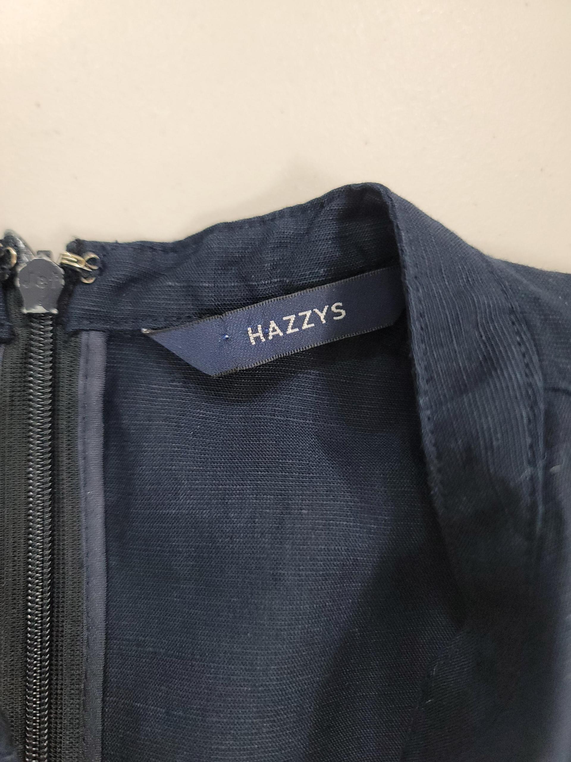 정품 해지스 HAZZYS 플리츠 스트라이프 원피스