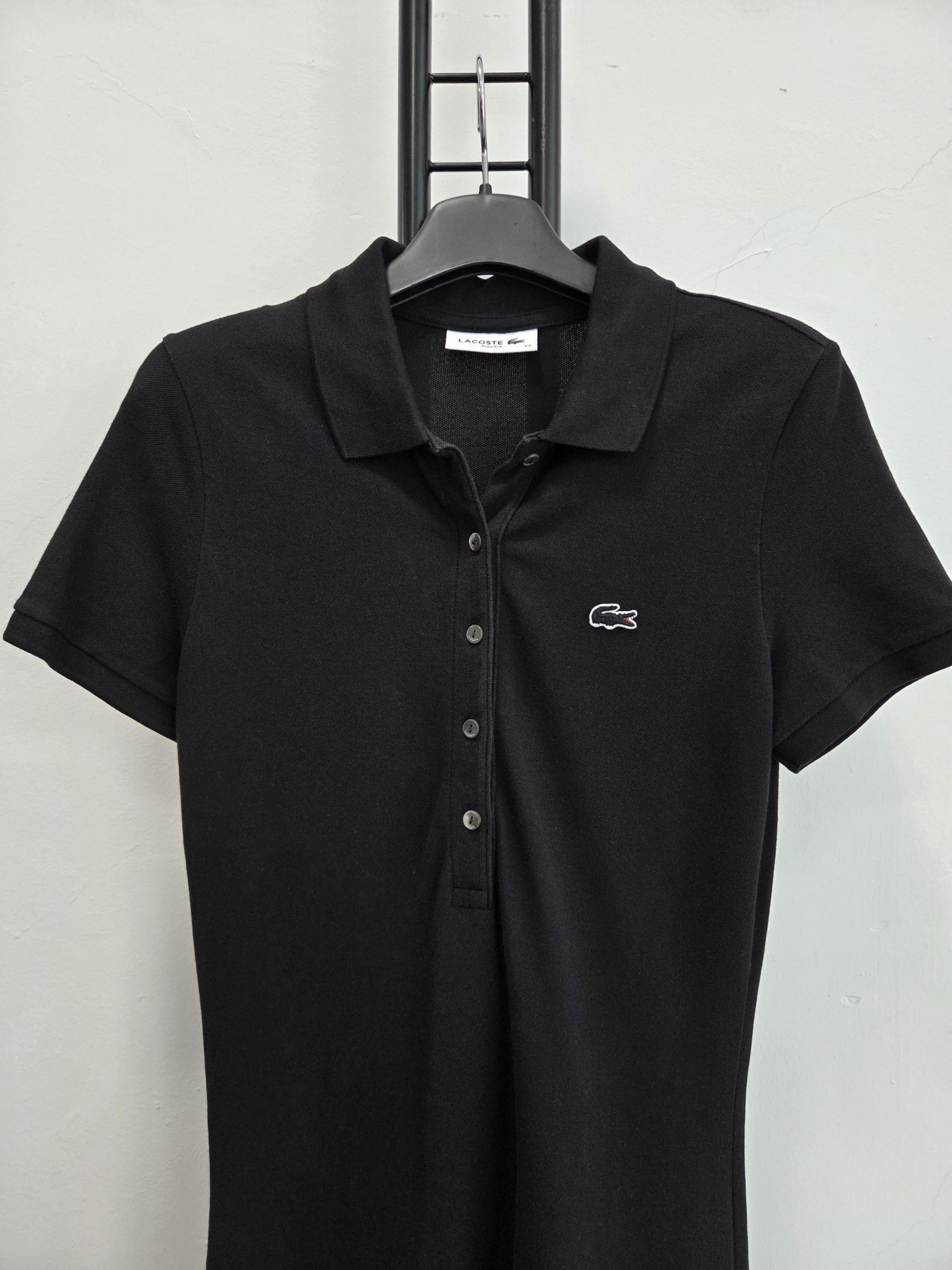 정품 라코스테 LACOSTE 블랙 원피스