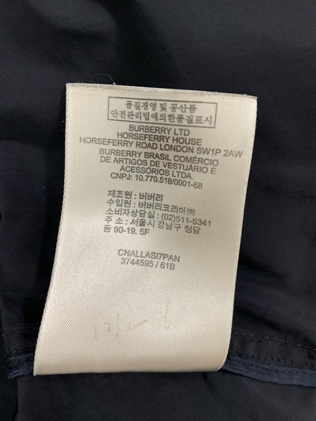 정품 버버리 BURBERRY 트렌치 코트
