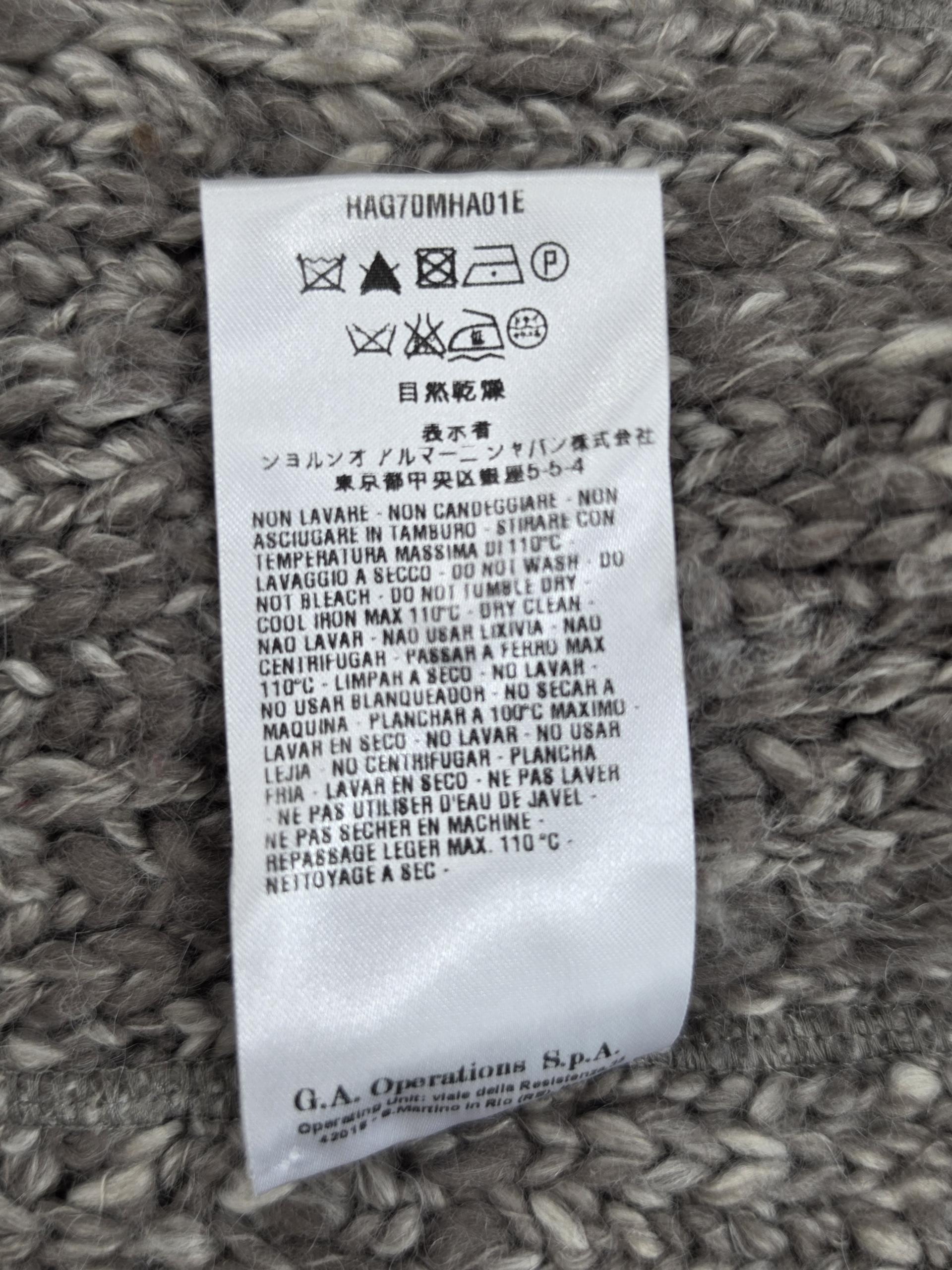 정품 아르마니 컬렉션 ARMANI 체크 자켓 브라운