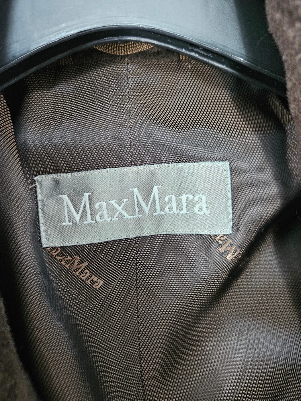 정품 막스마라 max mara 브라운코트