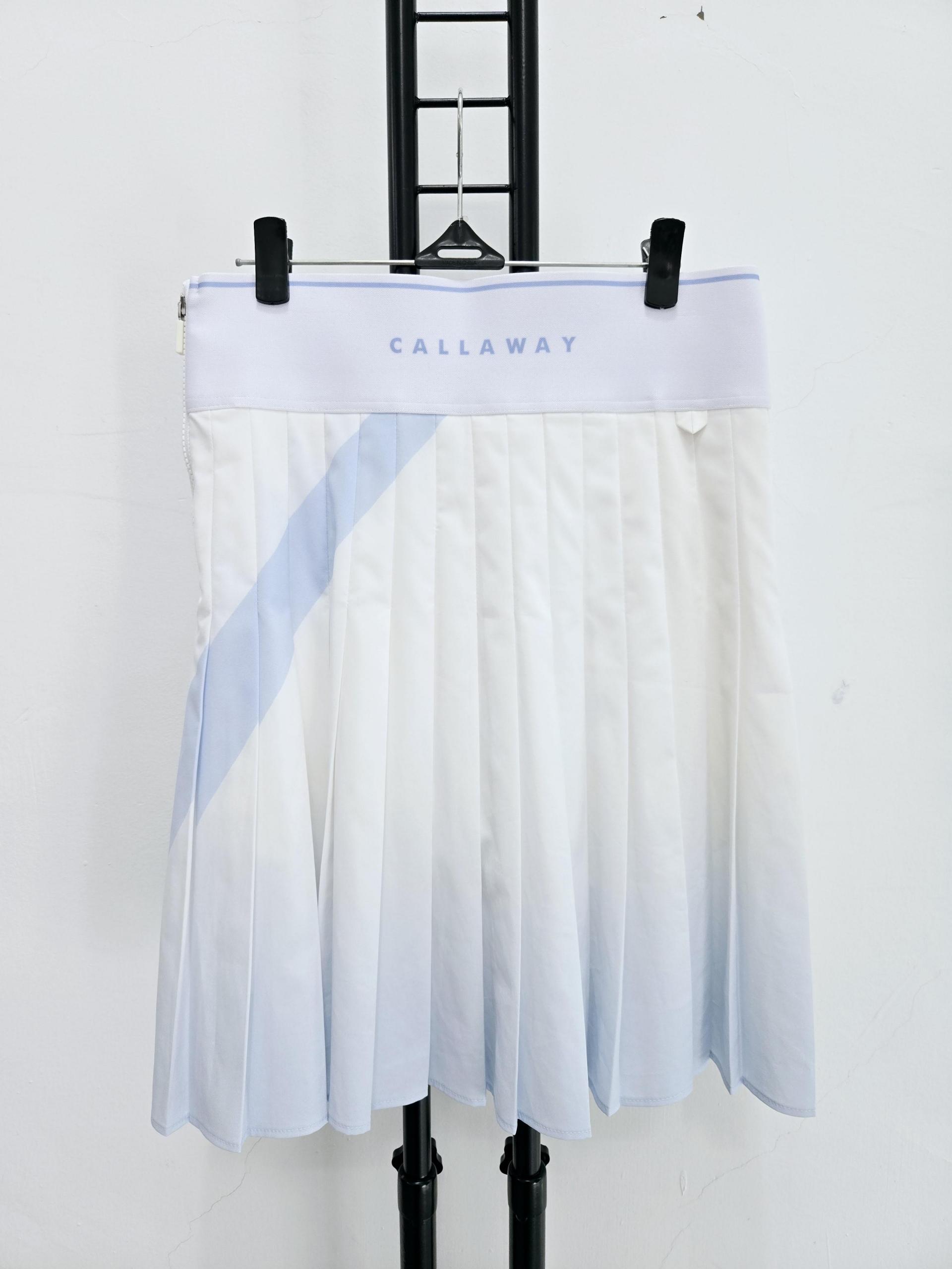 정품 캘러웨이 CALLAWAY 플리츠 밴딩 스커트 바지