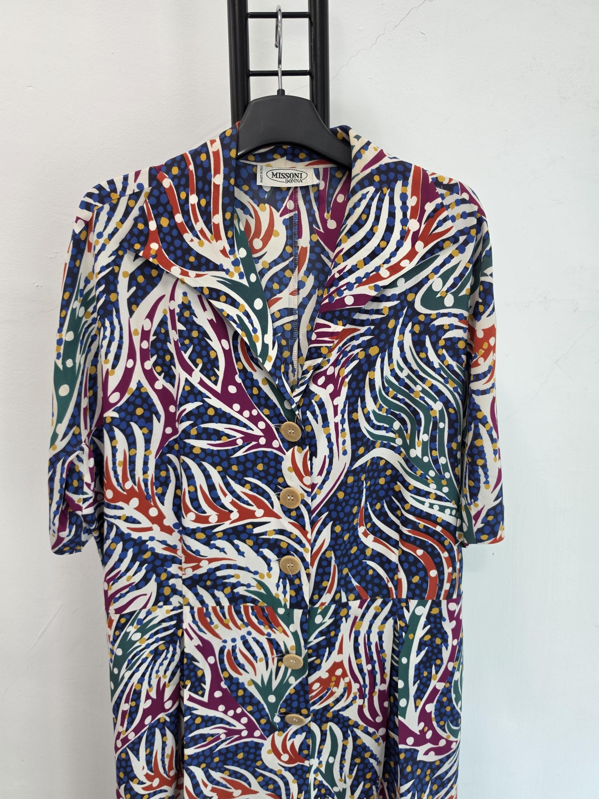 정품 미쏘니 MISSONI 패턴 원피스