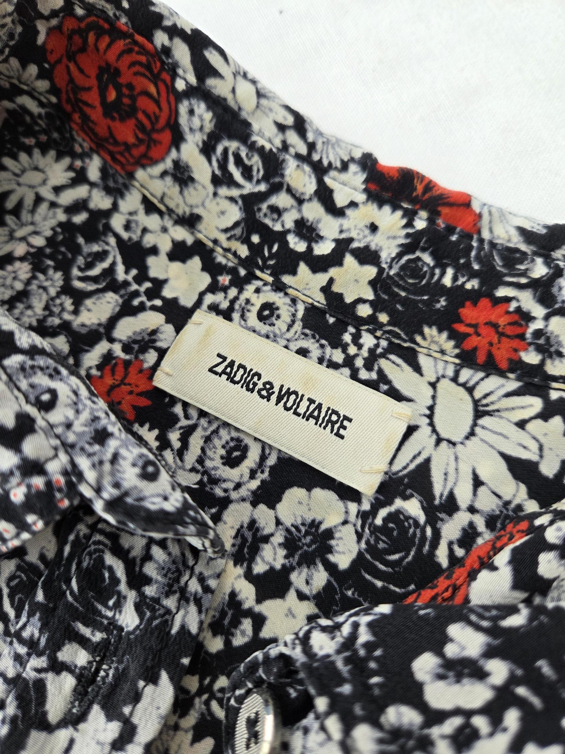 정품 쟈딕앤볼테르 ZADIG&VOLTAIRE 플라워 롱 원피스