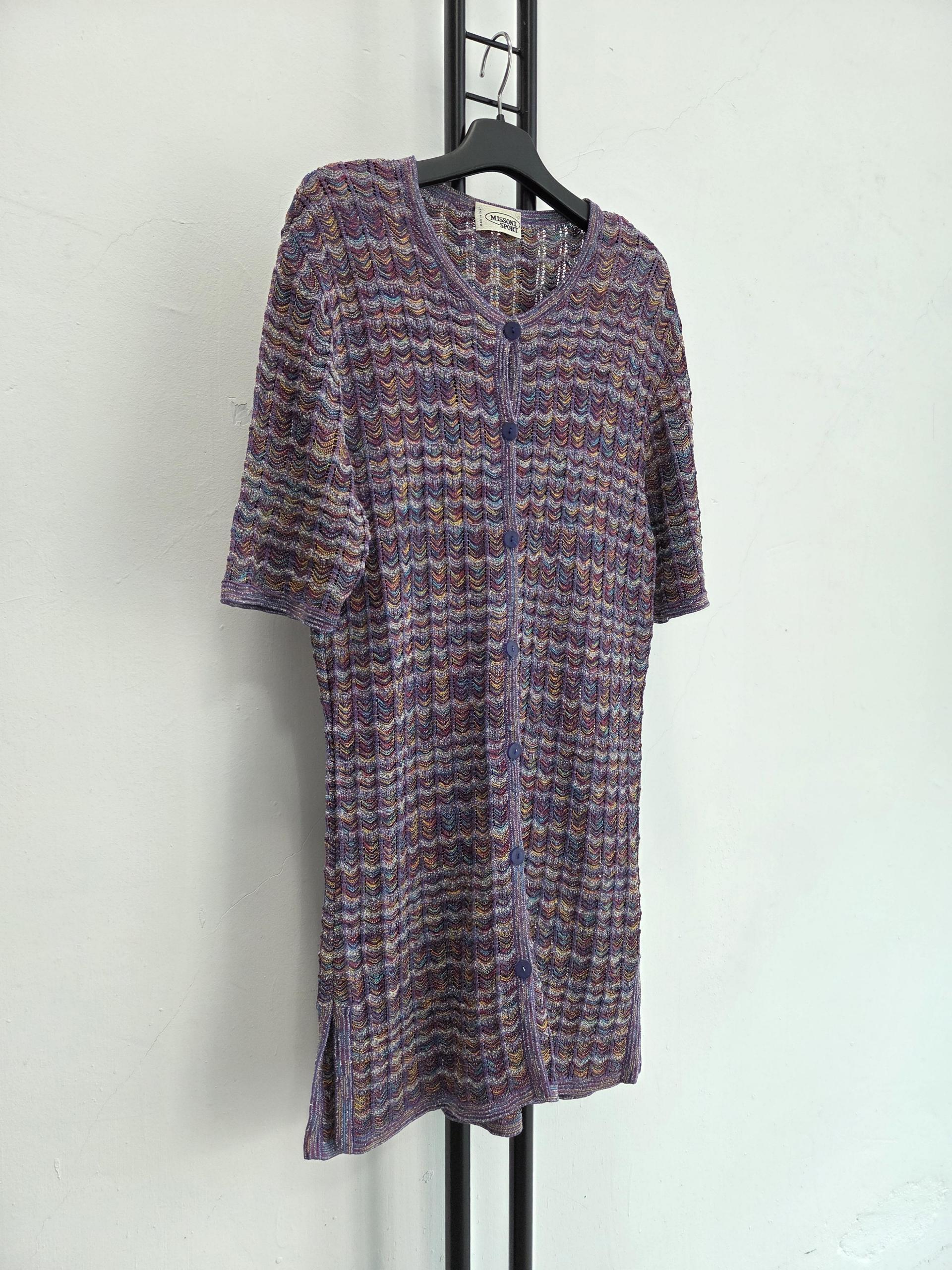 정품 미쏘니 MISSONI 니트 미디 원피스