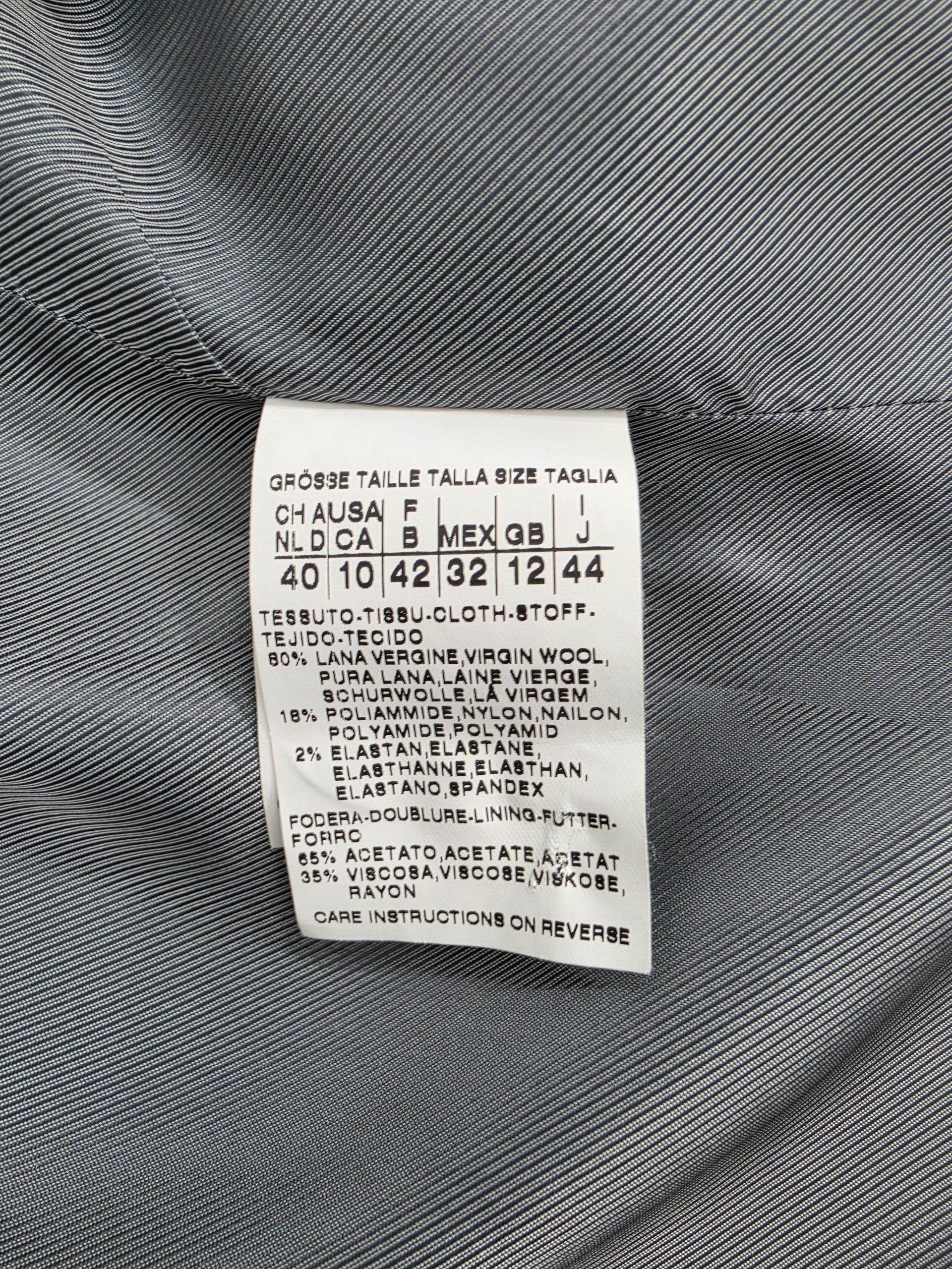 정품 MAXMARA 막스마라 버진울 자켓 그레이
