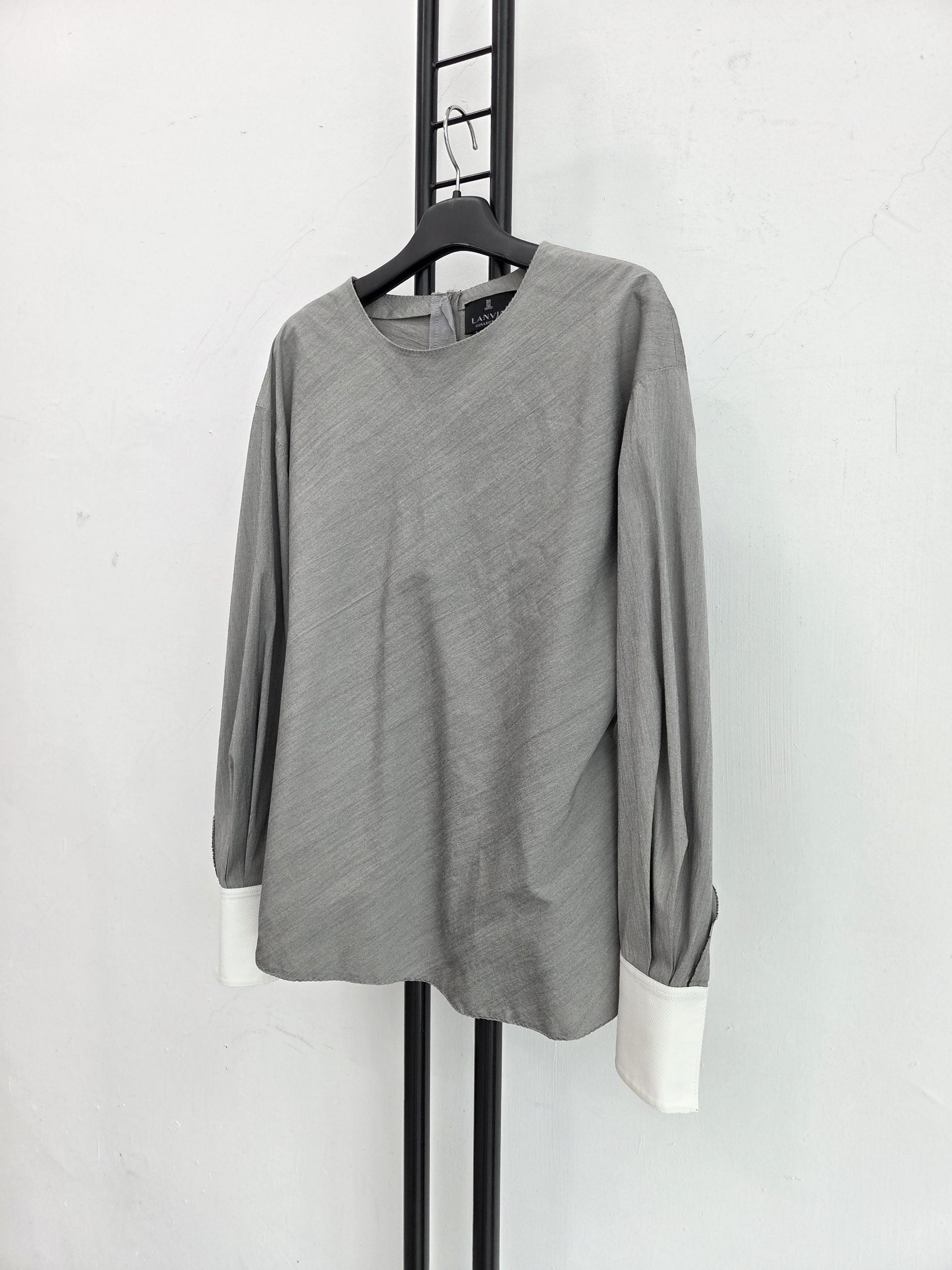 정품 랑방 LANVIN 셔츠 그레이