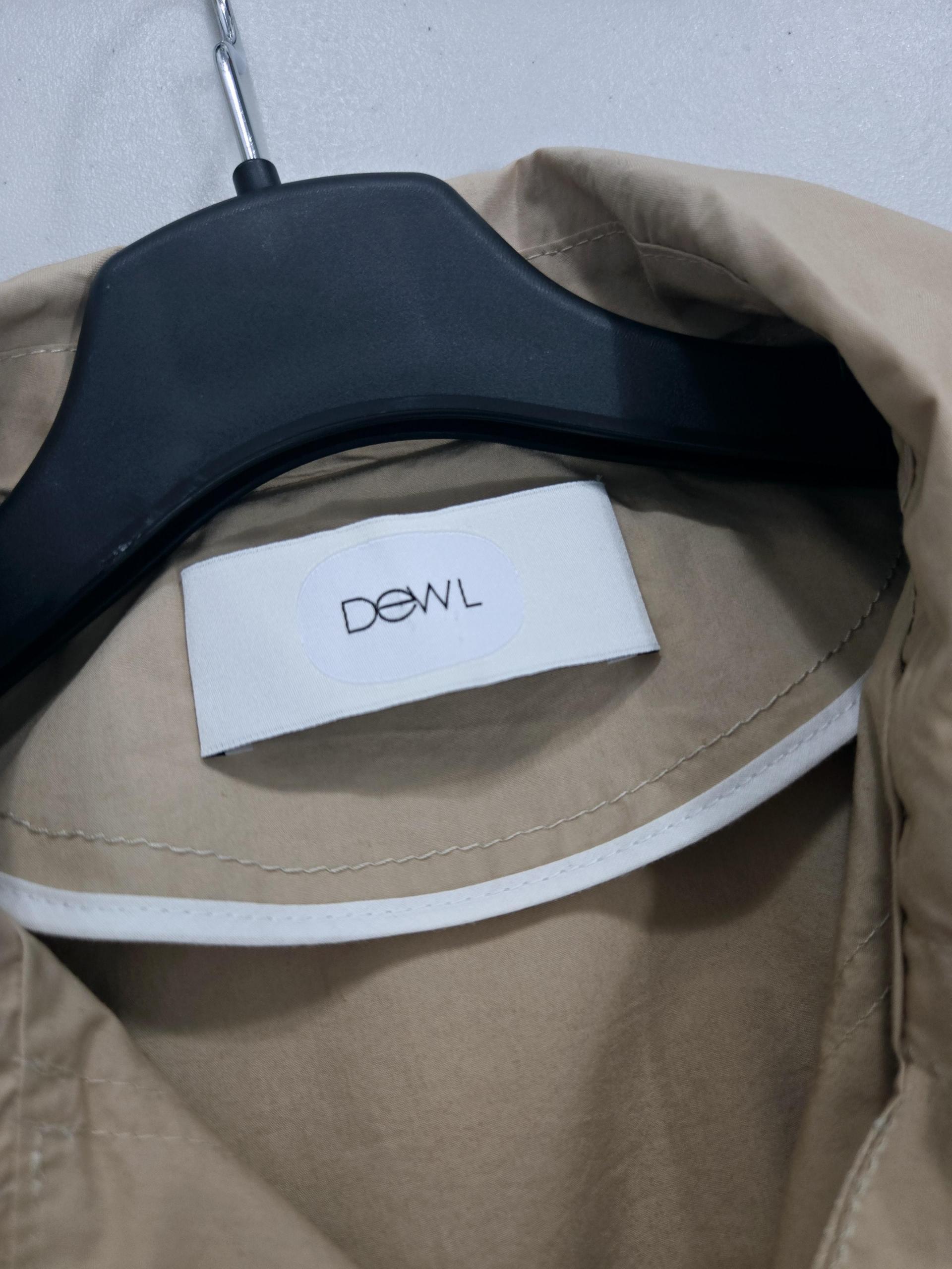 정품 듀엘 DEWL 베이지색 트렌치 코트