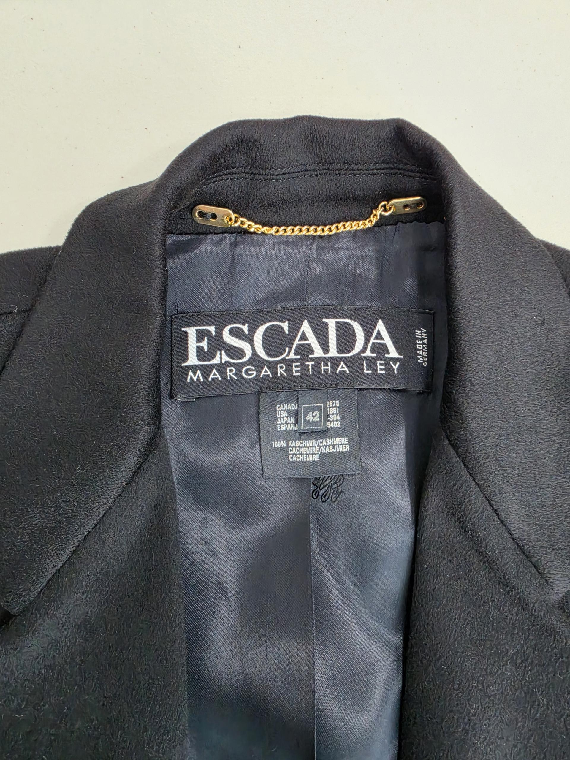 정품 에스까다 ESCADA 여성 블랙 자켓