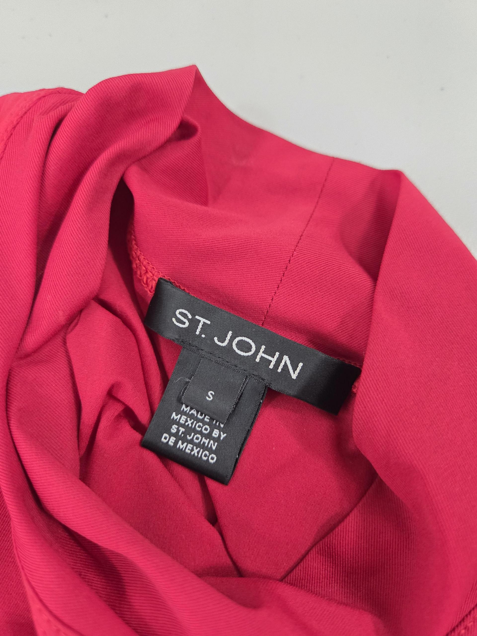 신세계정품)) 센존 ST.JOHN 반폴라 레드 티셔츠