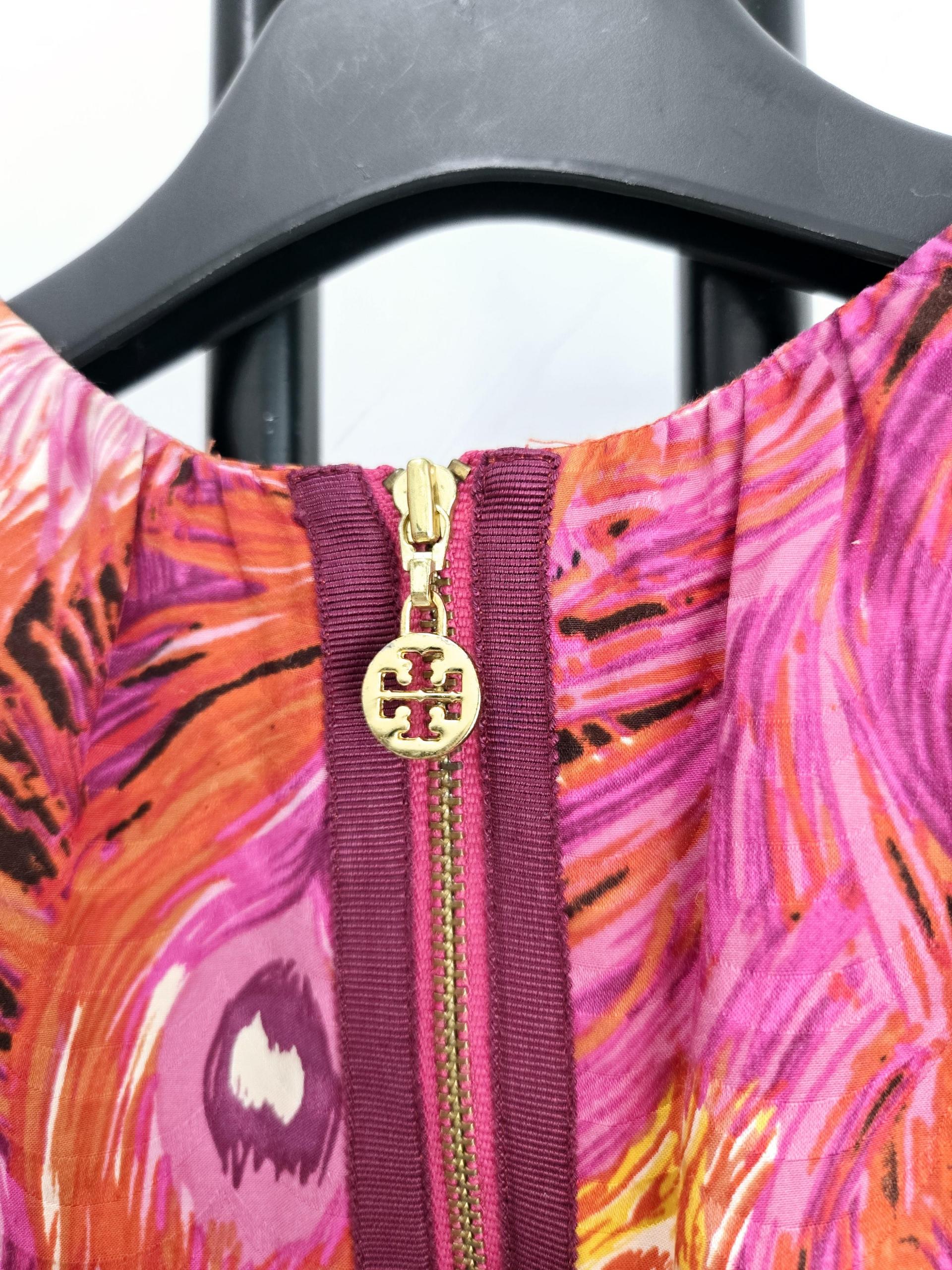정품 토리버치 TORY BURCH 나염 민소매 블라우스