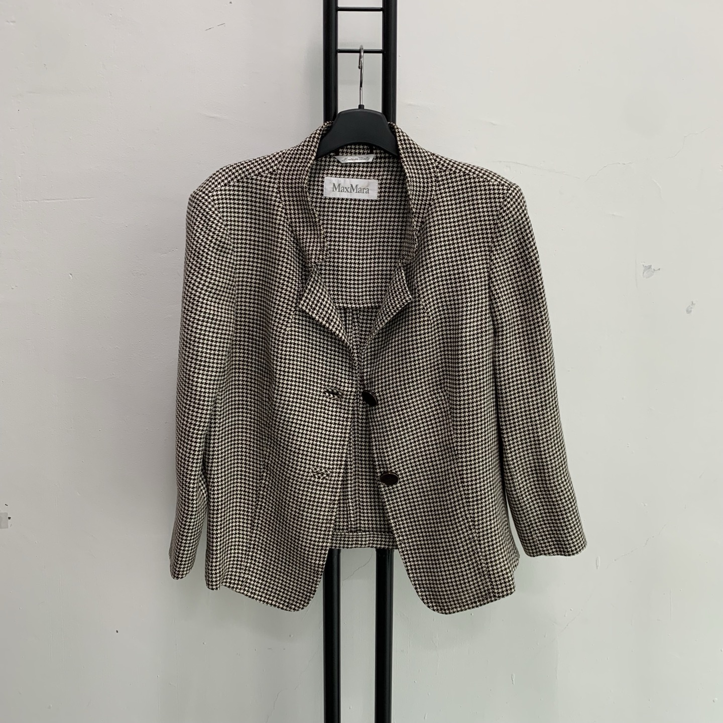 정품 막스마라 MaxMara 체크 자켓