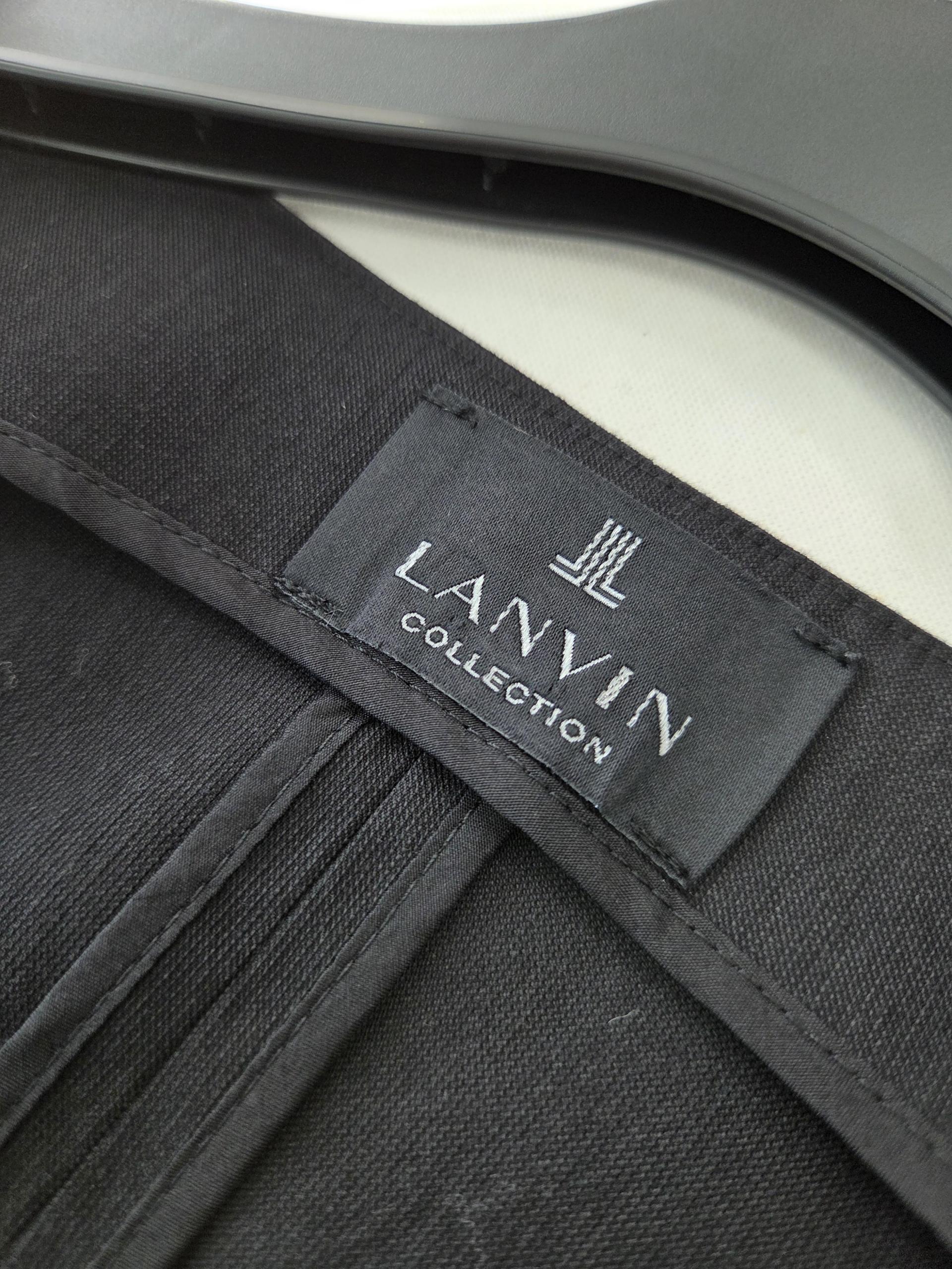정품 랑방 LANVIN COLLECTION 블랙 버튼 원피스