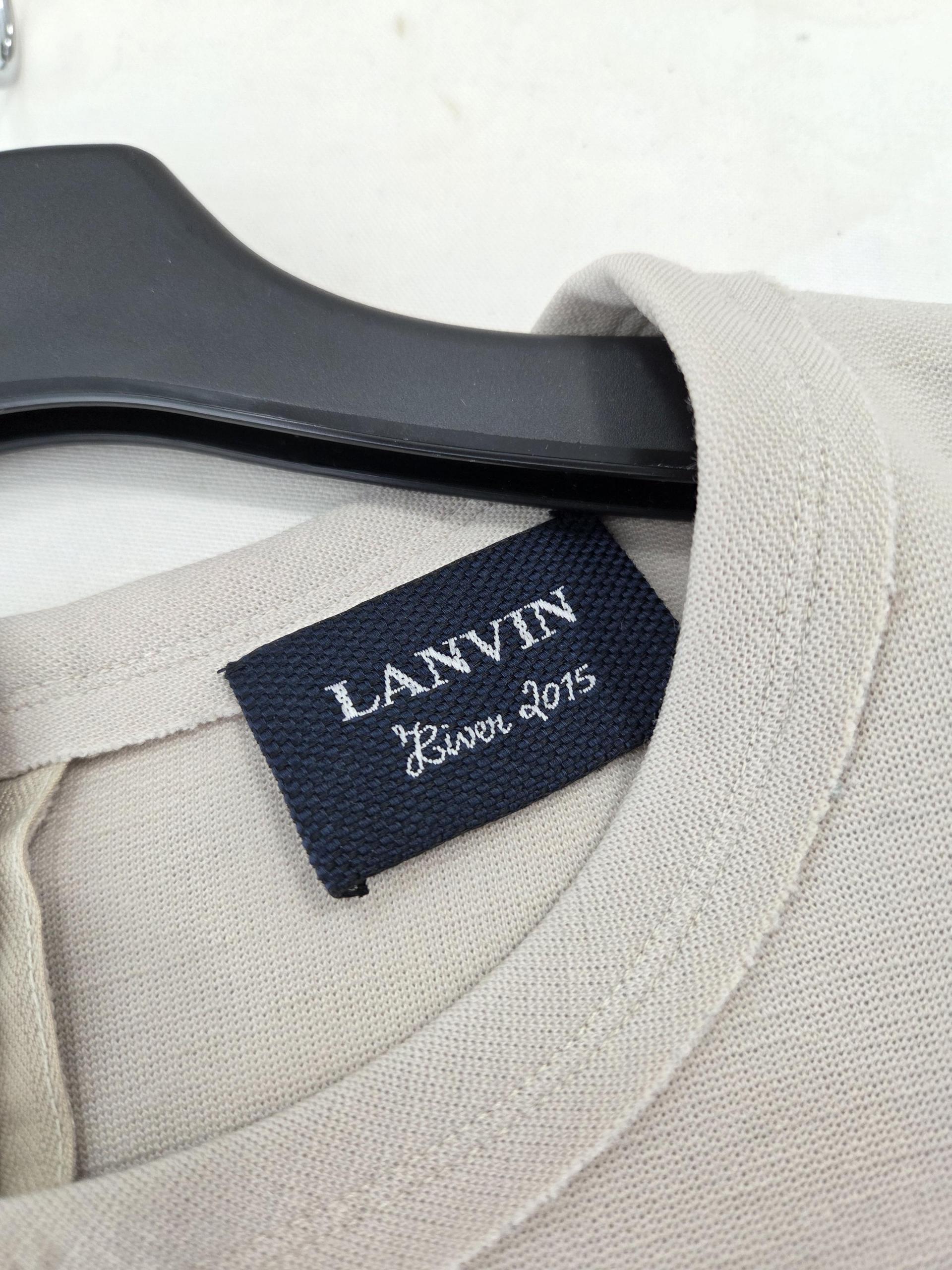 정품 랑방 LANVIN 베이지 민소매 원피스