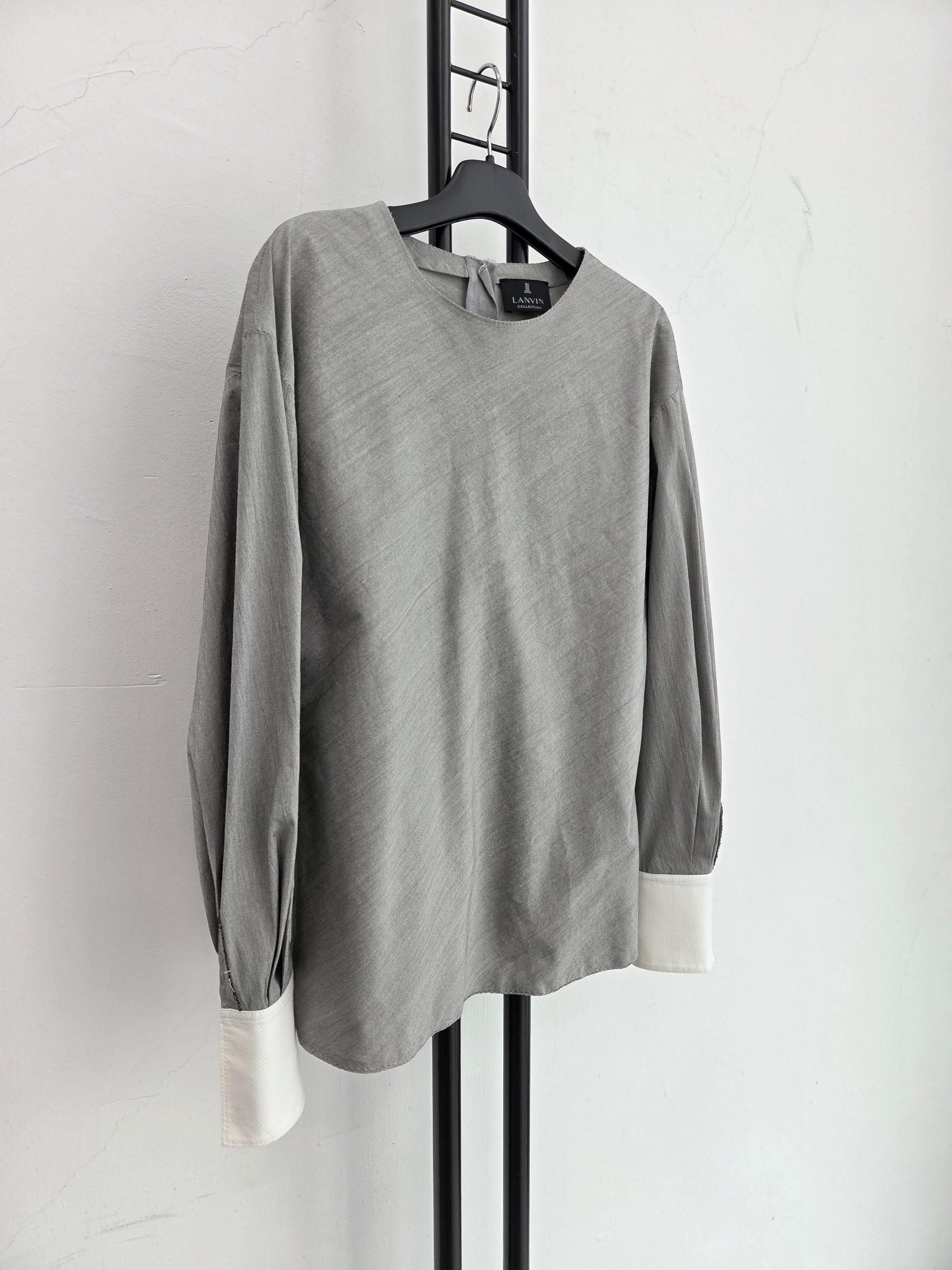 정품 랑방 LANVIN 셔츠 그레이