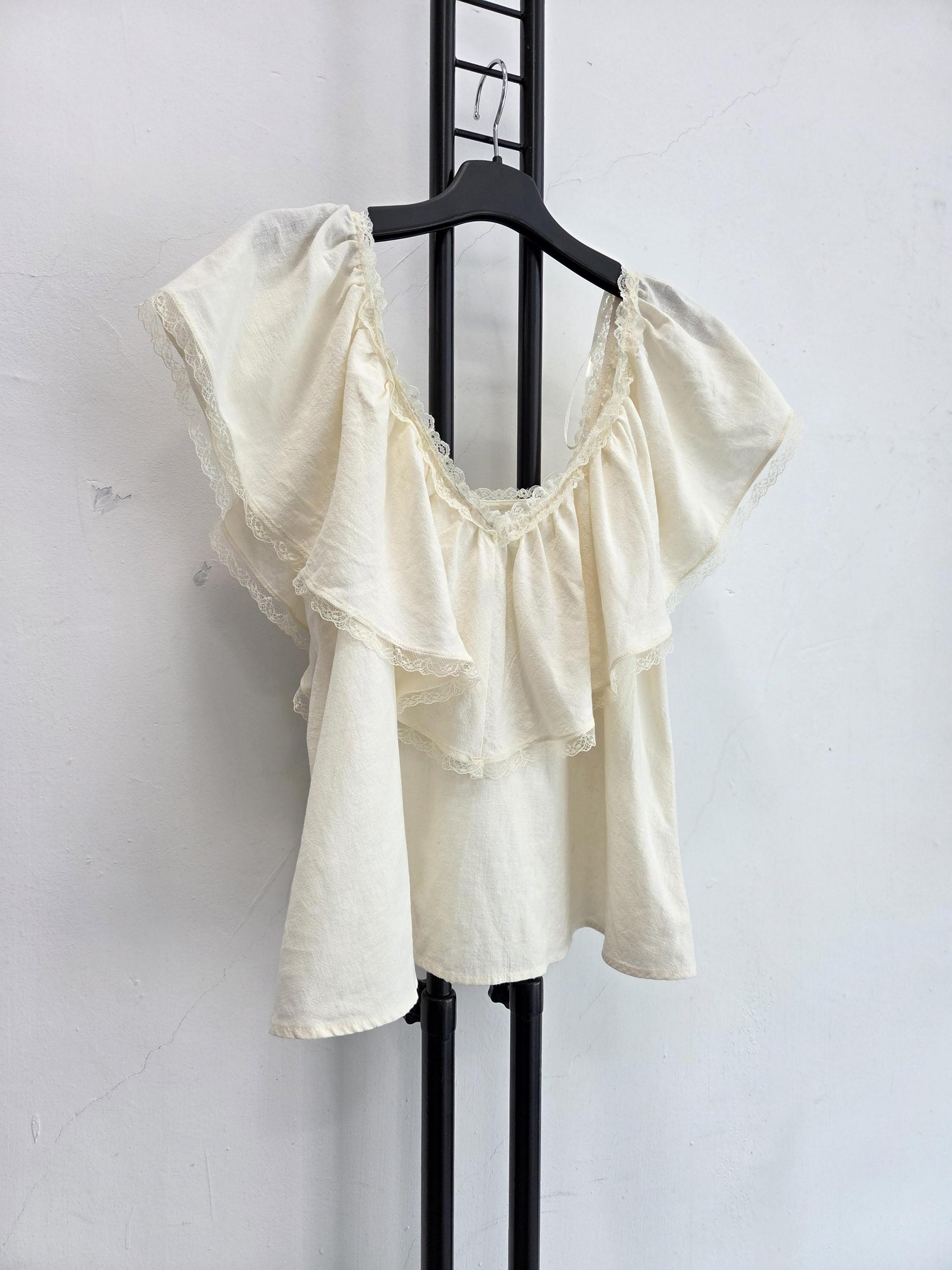 정춤 자라 ZARA 화이트 레이스 블라우스
