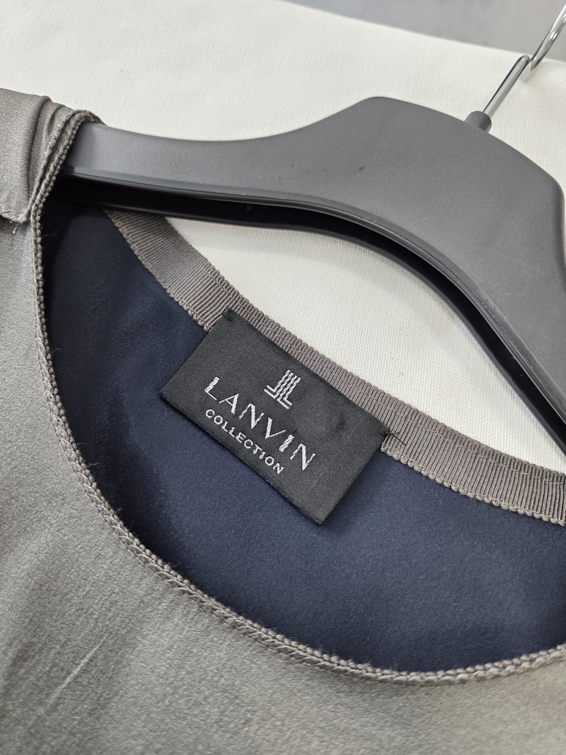 정품 랑방 LANVIN 언발란스 블라우스