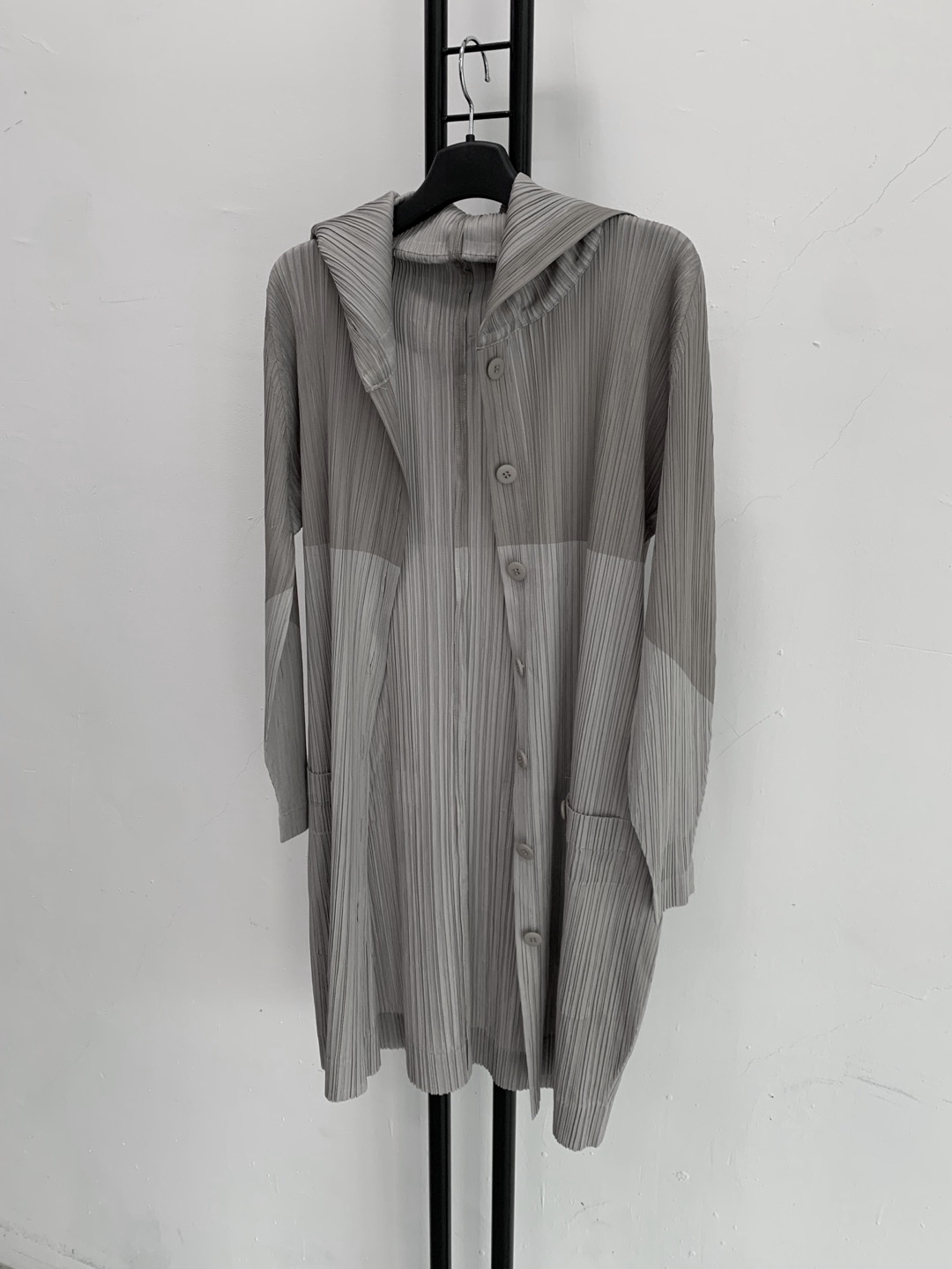 정품 플리츠 플리즈 PLEATS PLEASE 후드 가디건