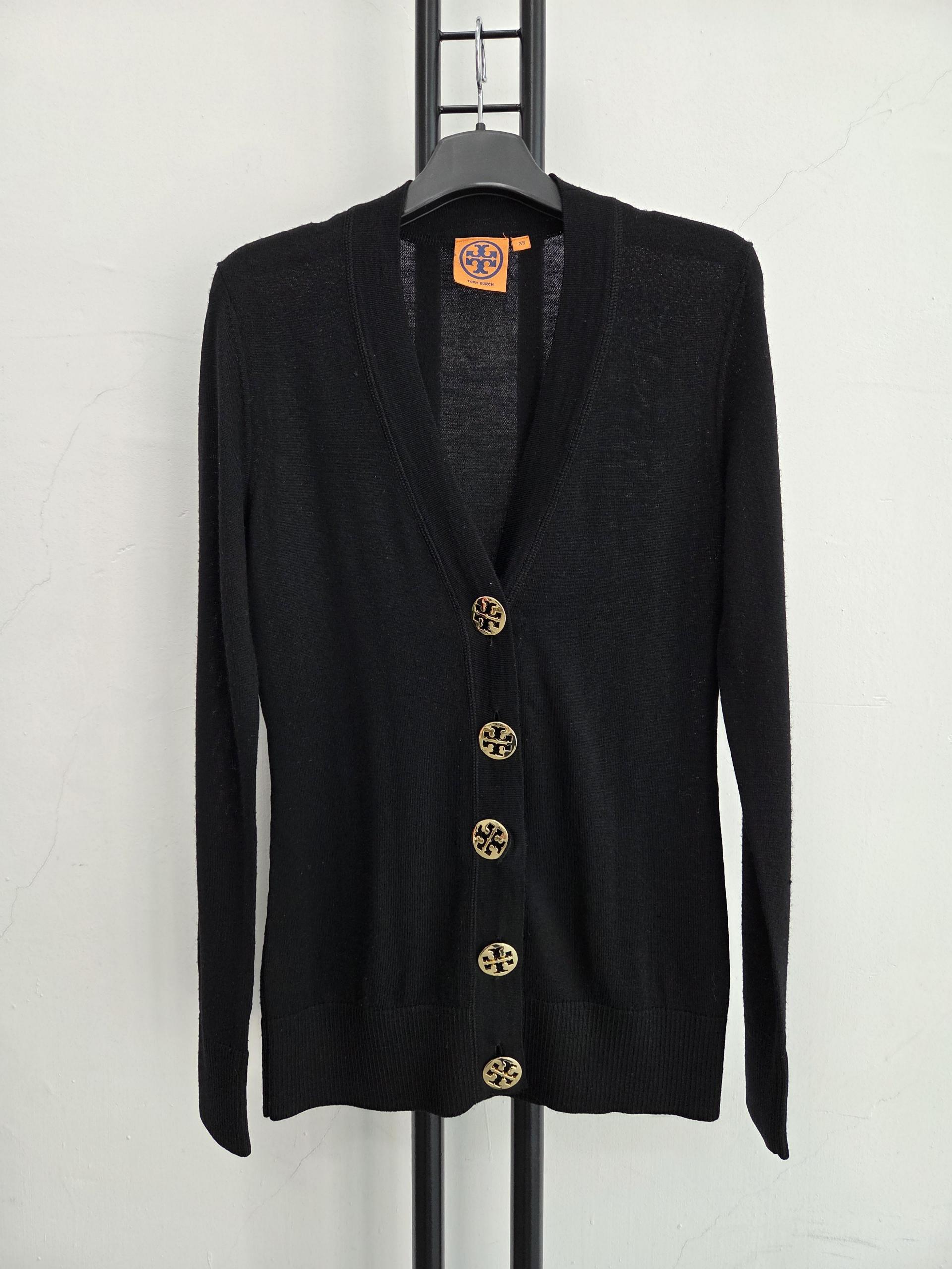 정품 토리버치 TORY BURCH 금장 버튼 가디건