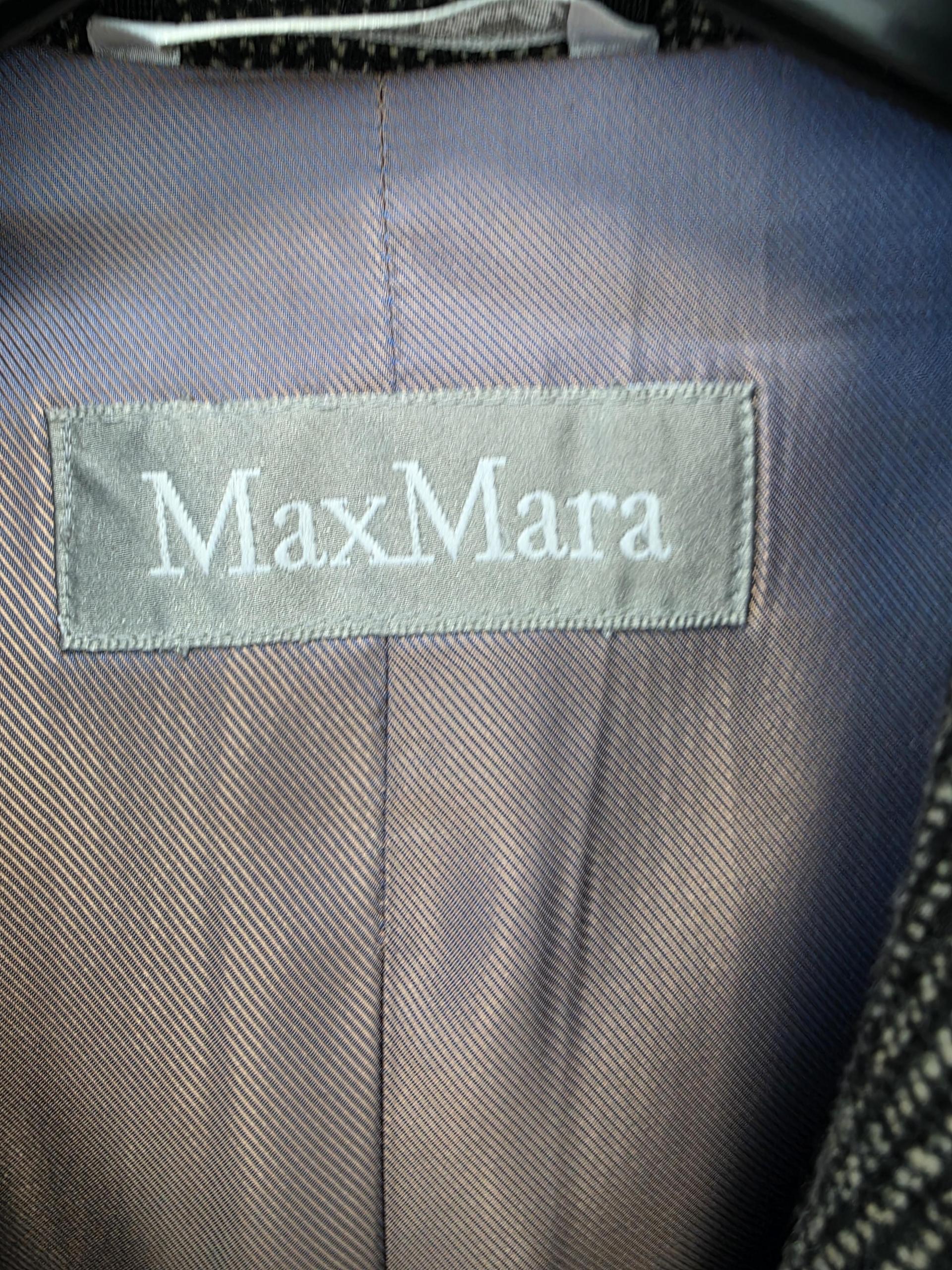 정품 MAXMARA 막스마라 버진울 자켓 그레이