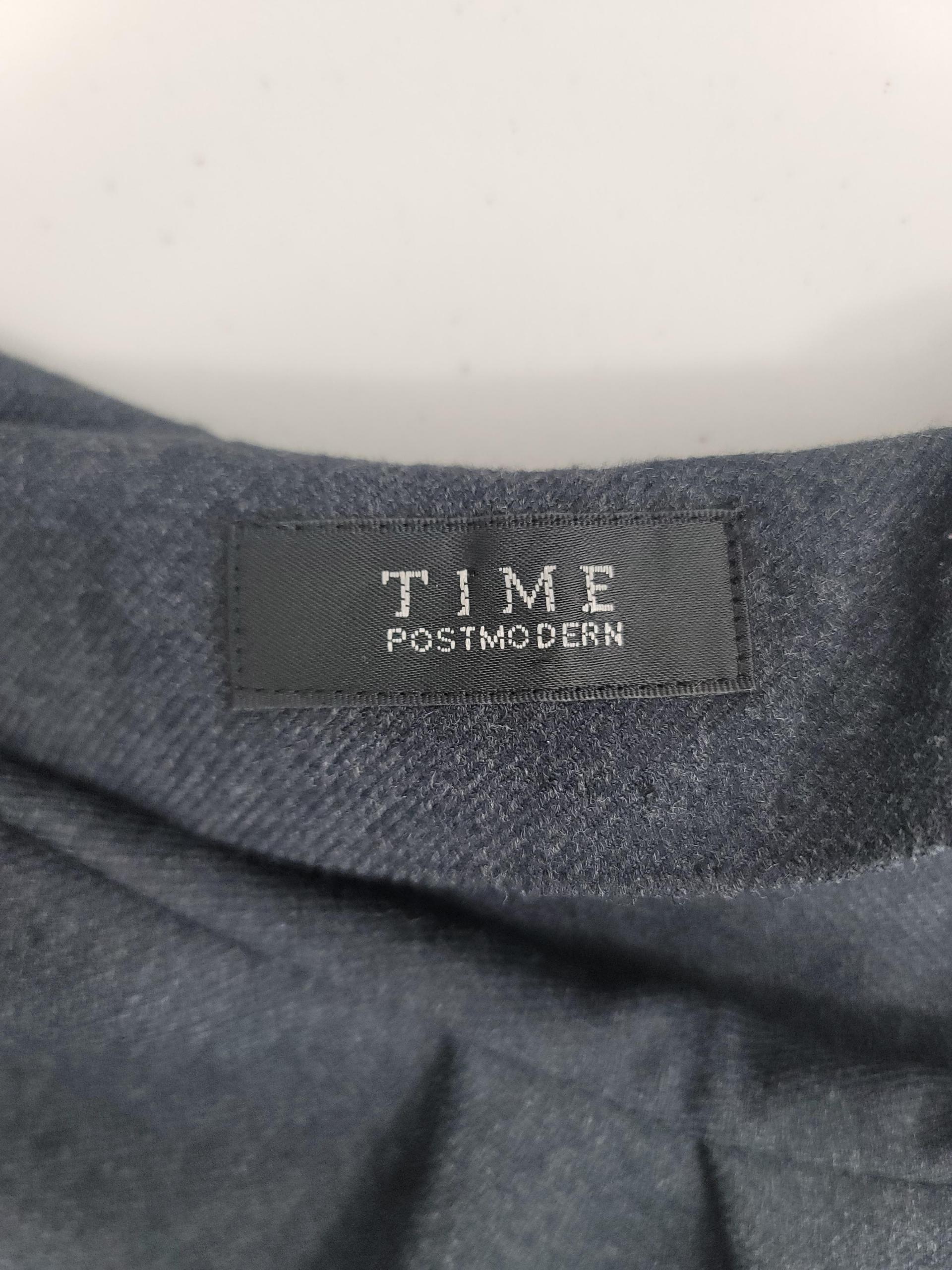 정품 타임 TIME 딥그레이 울 원피스