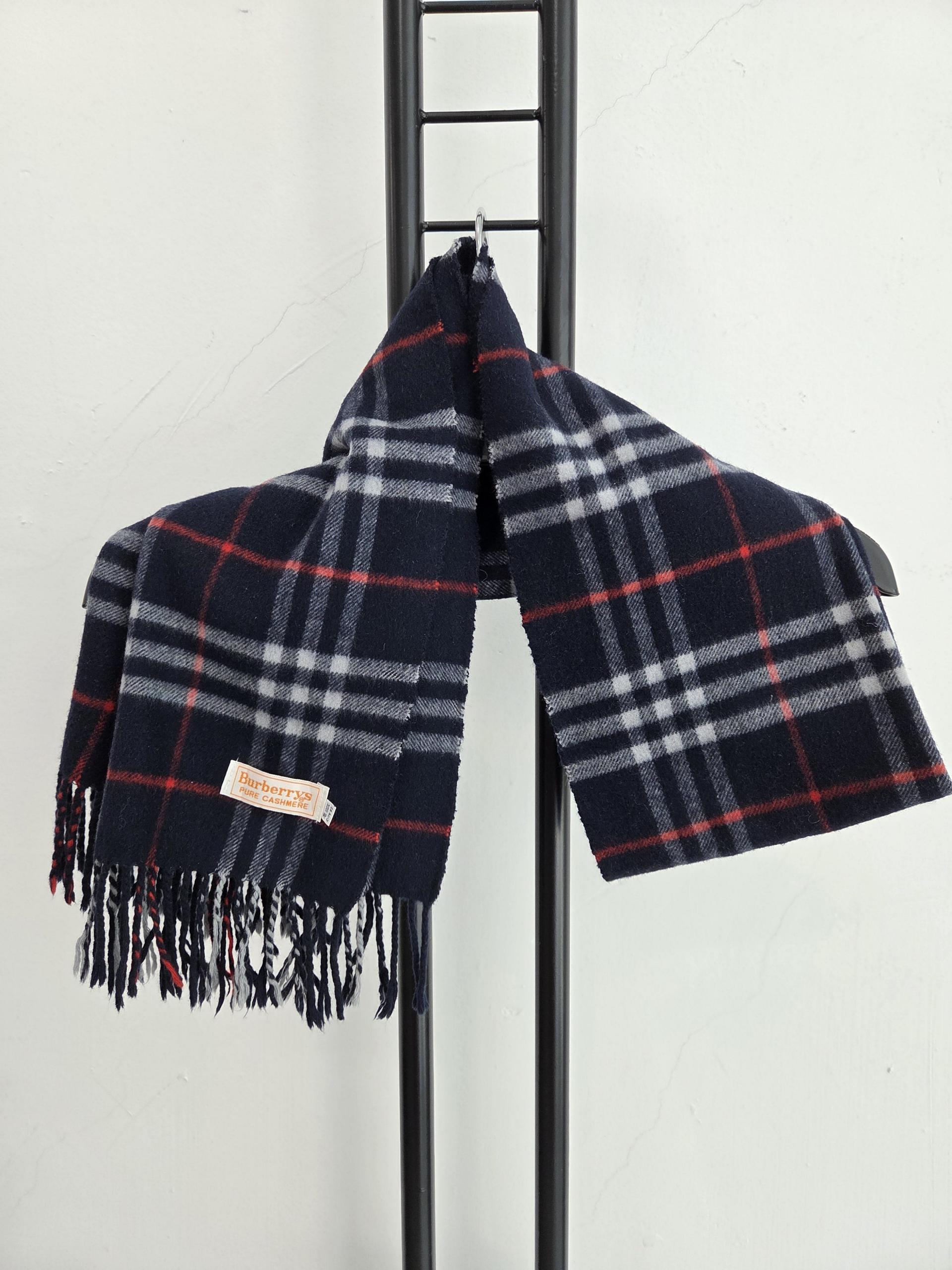 정품 버버리 BURBERRY 캐시미어 체크 머플러