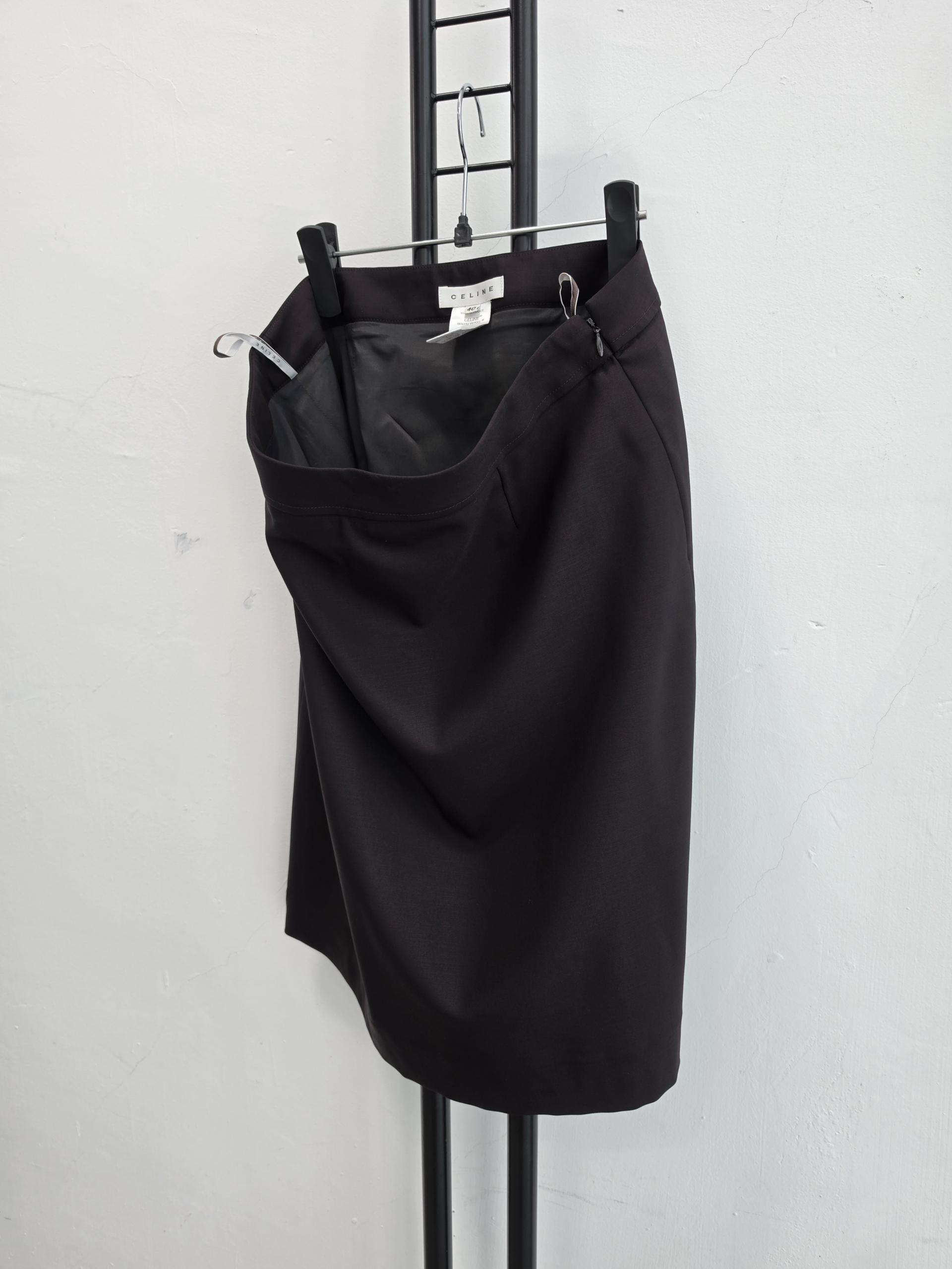 정품 셀린느 CELINE 자켓 치마 셋업