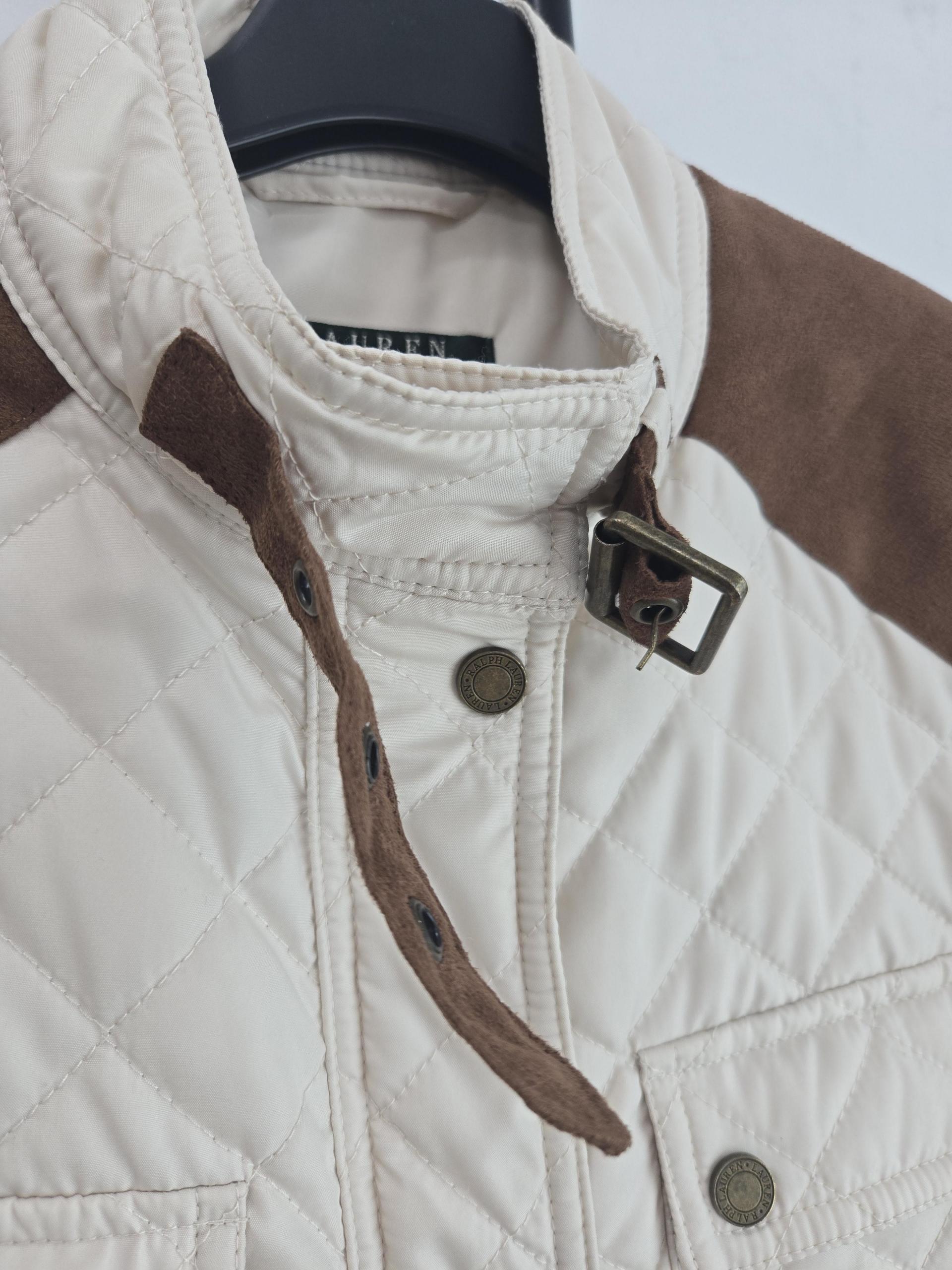 정품 랄프로렌 RALPH LAUREN 퀼팅 자켓 베이지