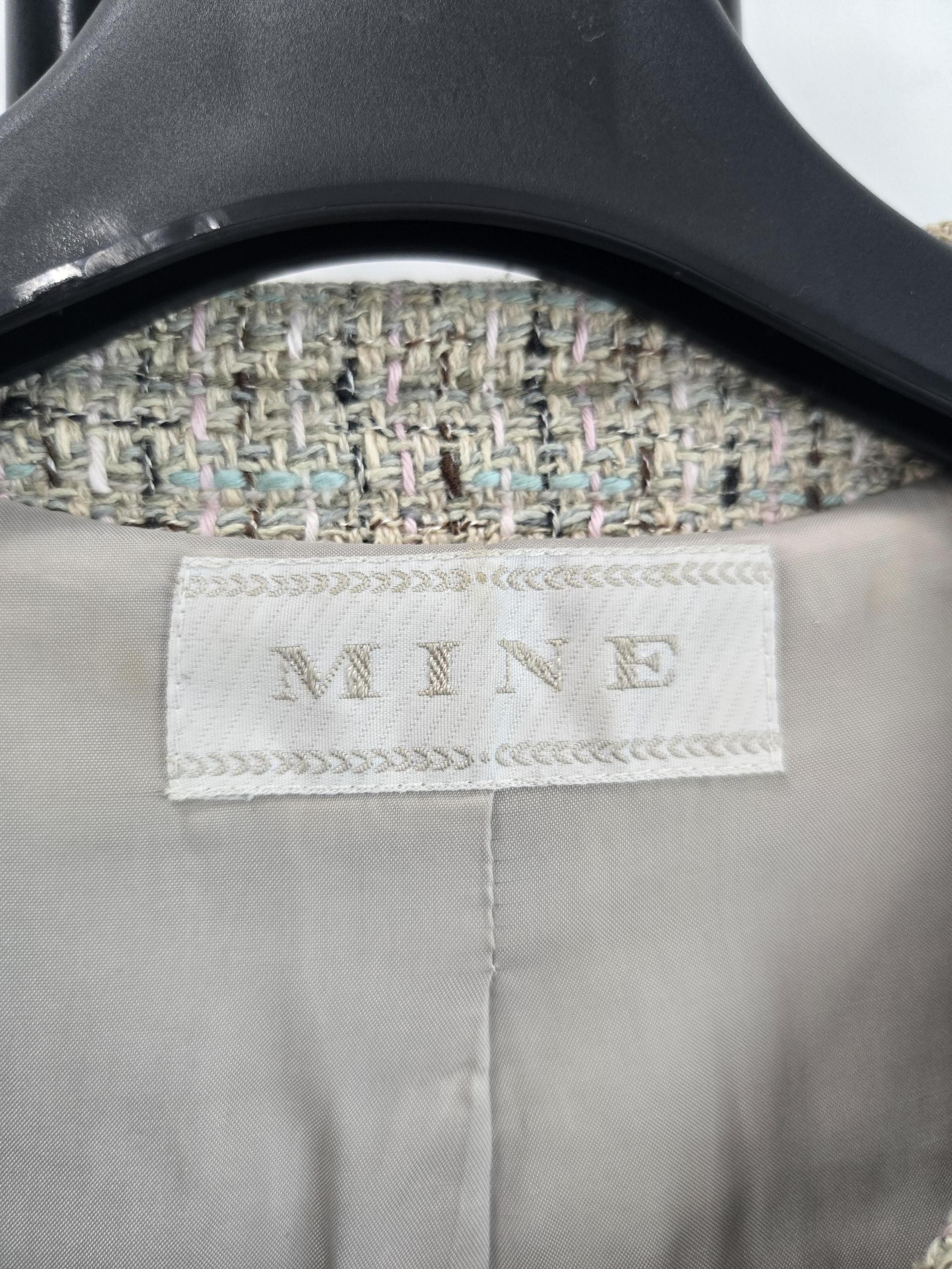 정품 마인 MINE 꼬임 포인트 트위드 자켓