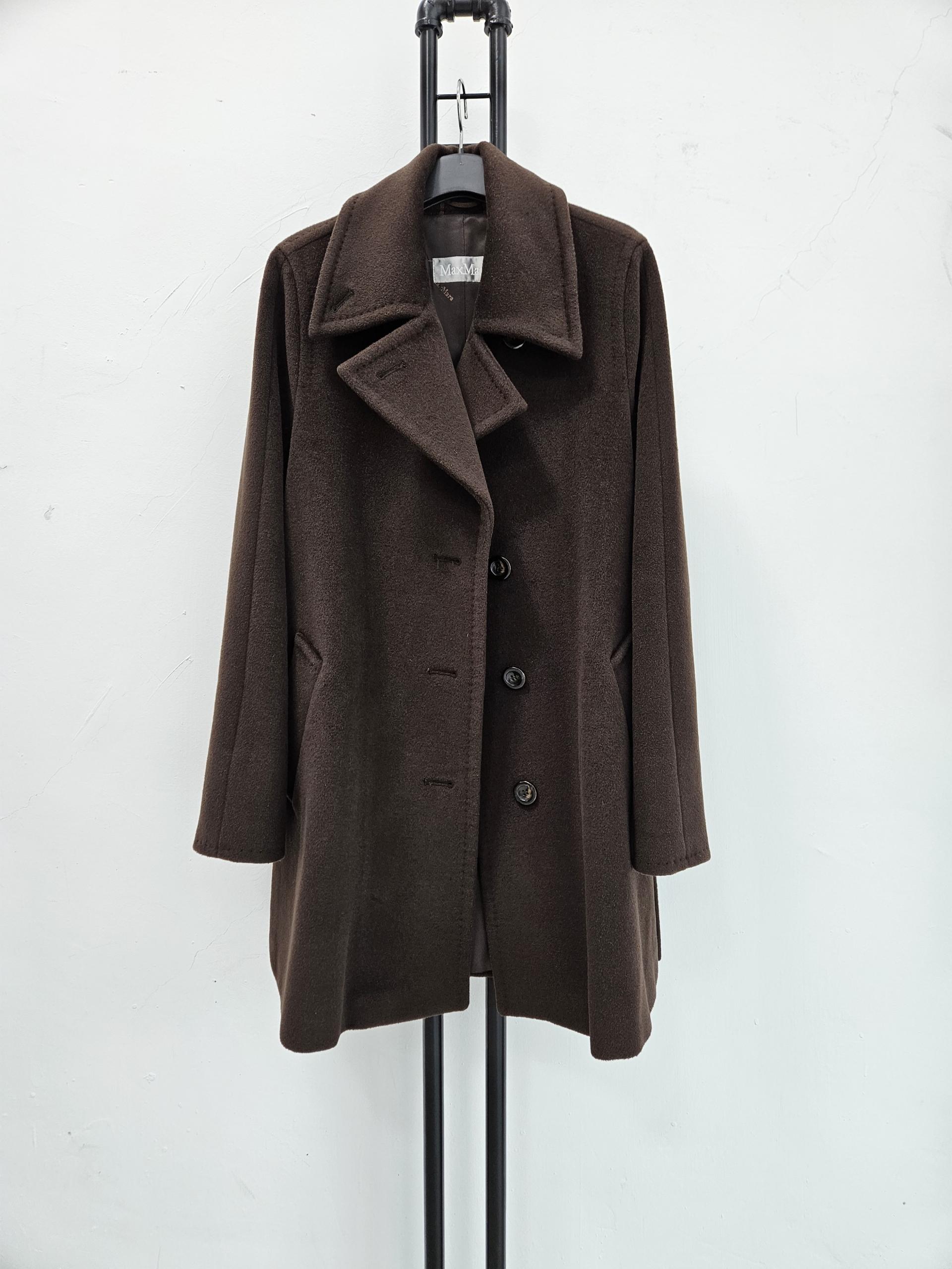 정품 막스마라 max mara 브라운코트