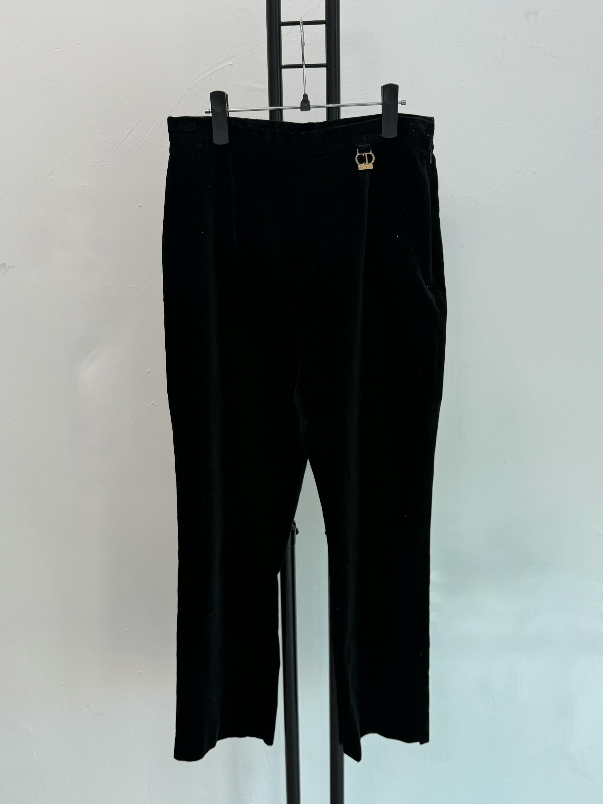 정품 Dior 디올 벨벳 팬츠