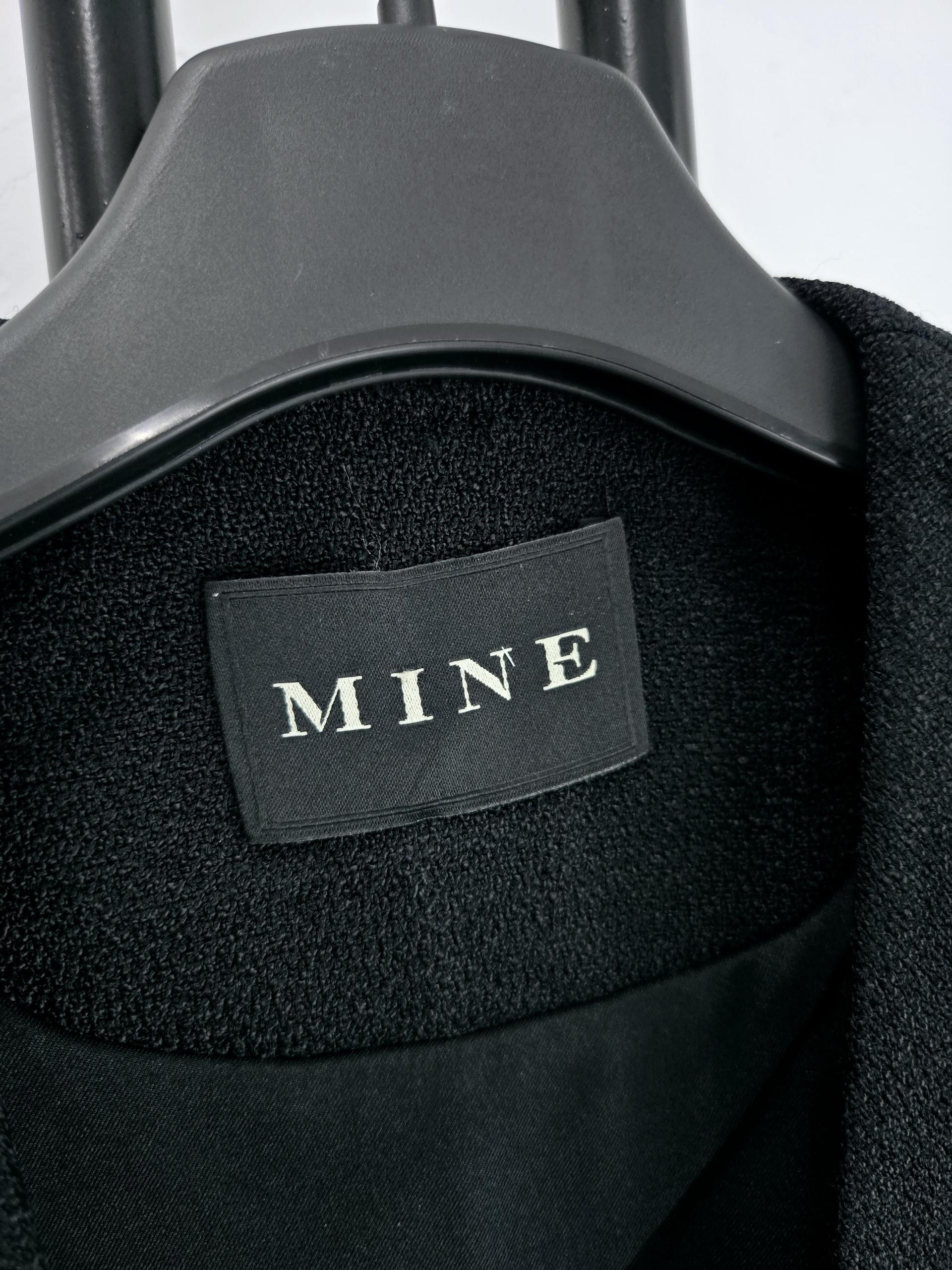 정품 마인 MINE 여성 블랙 자켓
