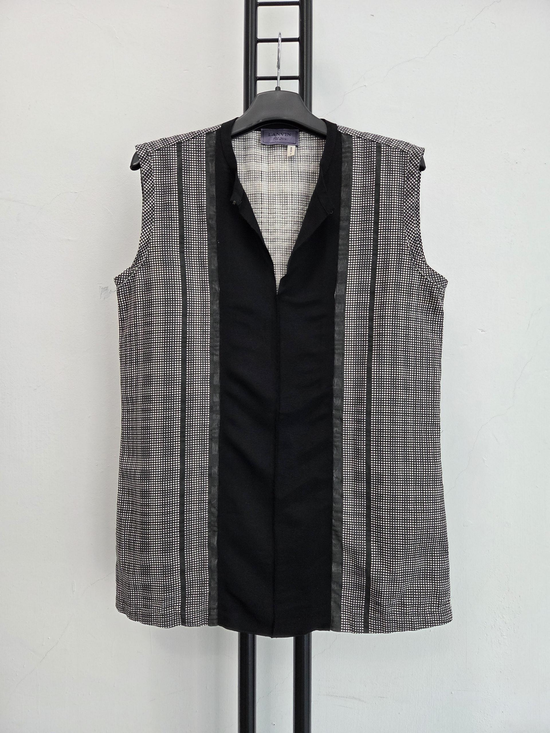 전품 랑방 LANVIN 민소매 블라우스