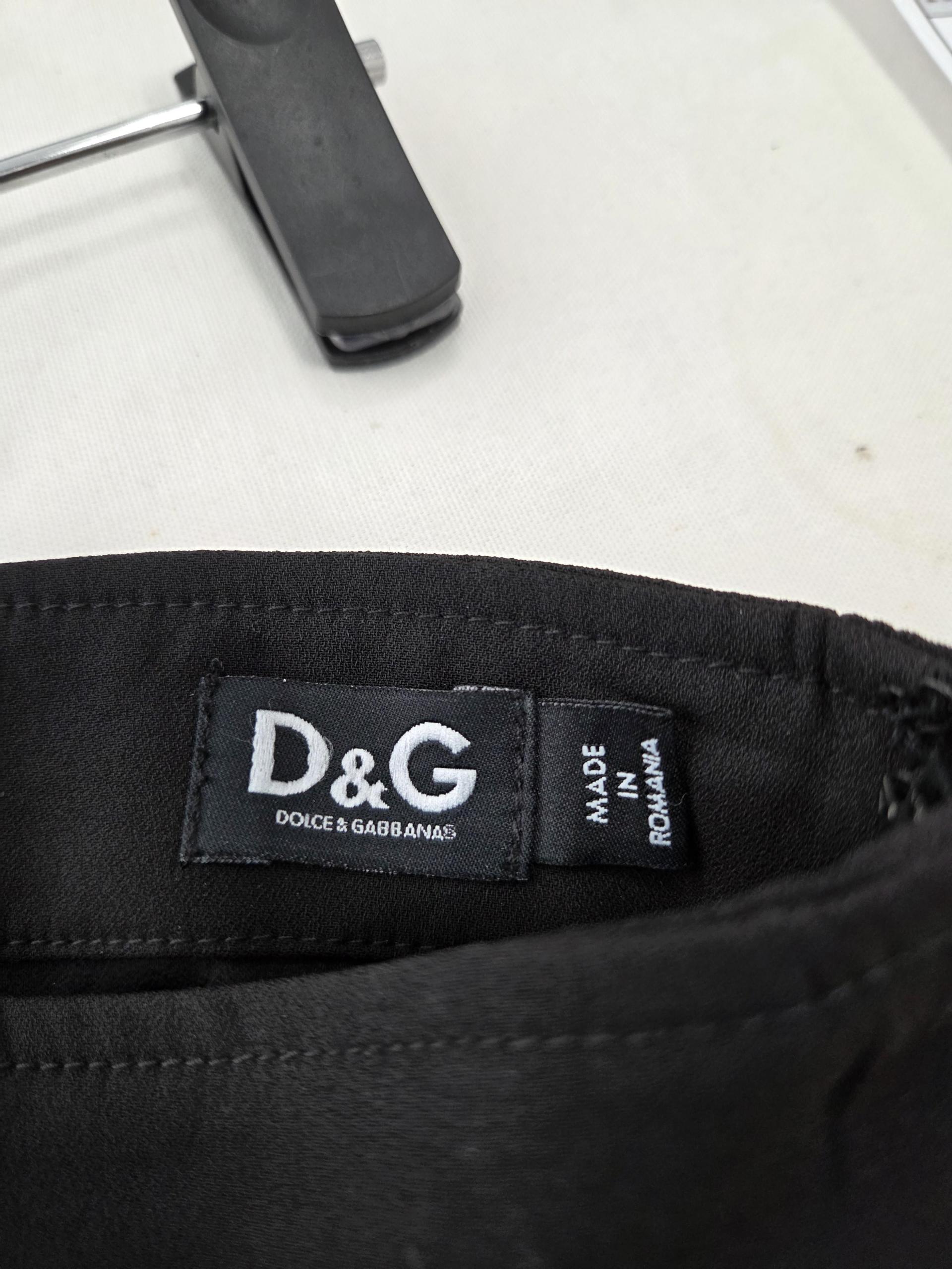 정품 돌채앤가바나 D&G 블랙 롱 스커트