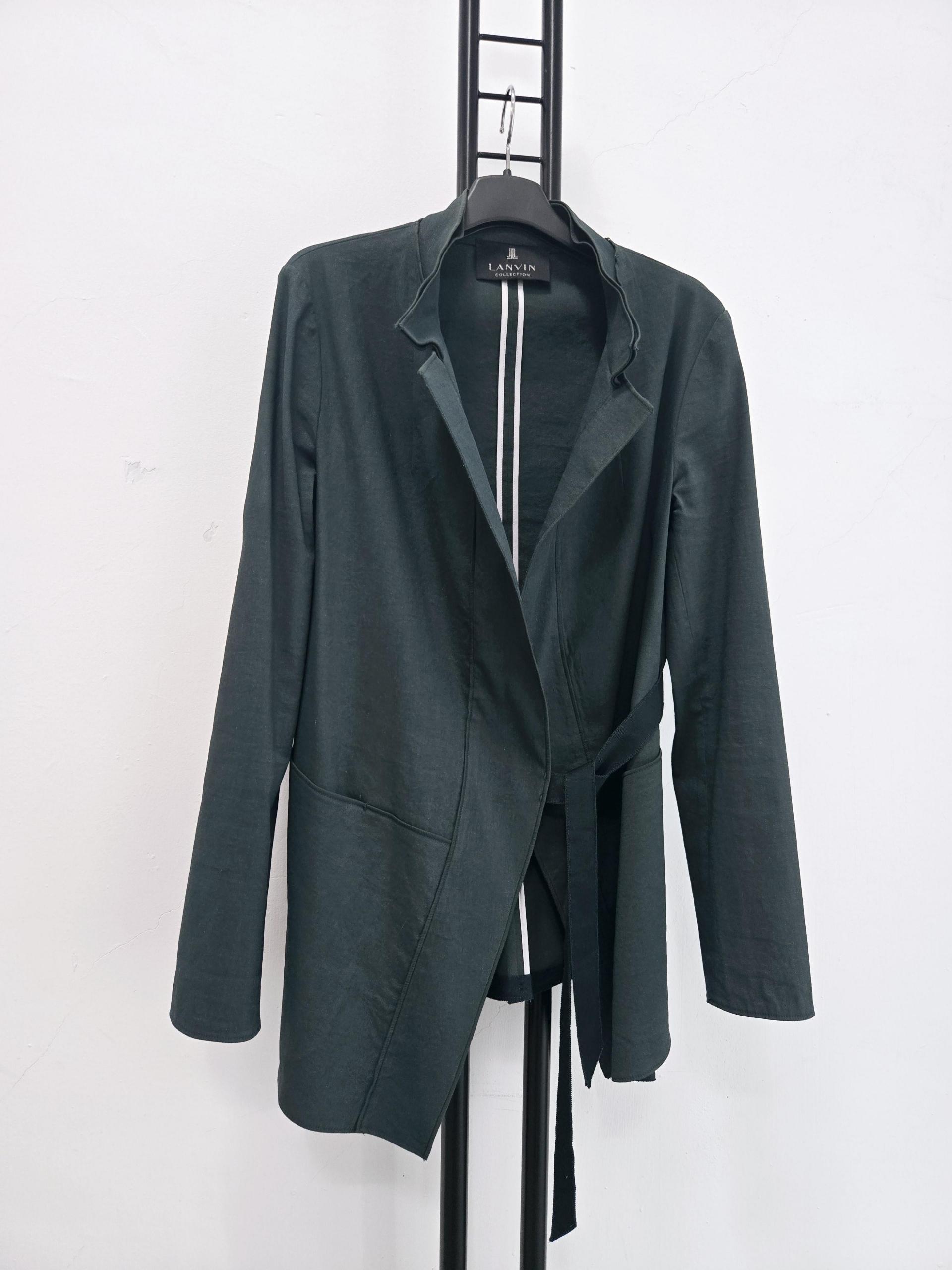 정품 랑방 컬렉션 LANVIN 랩 자켓