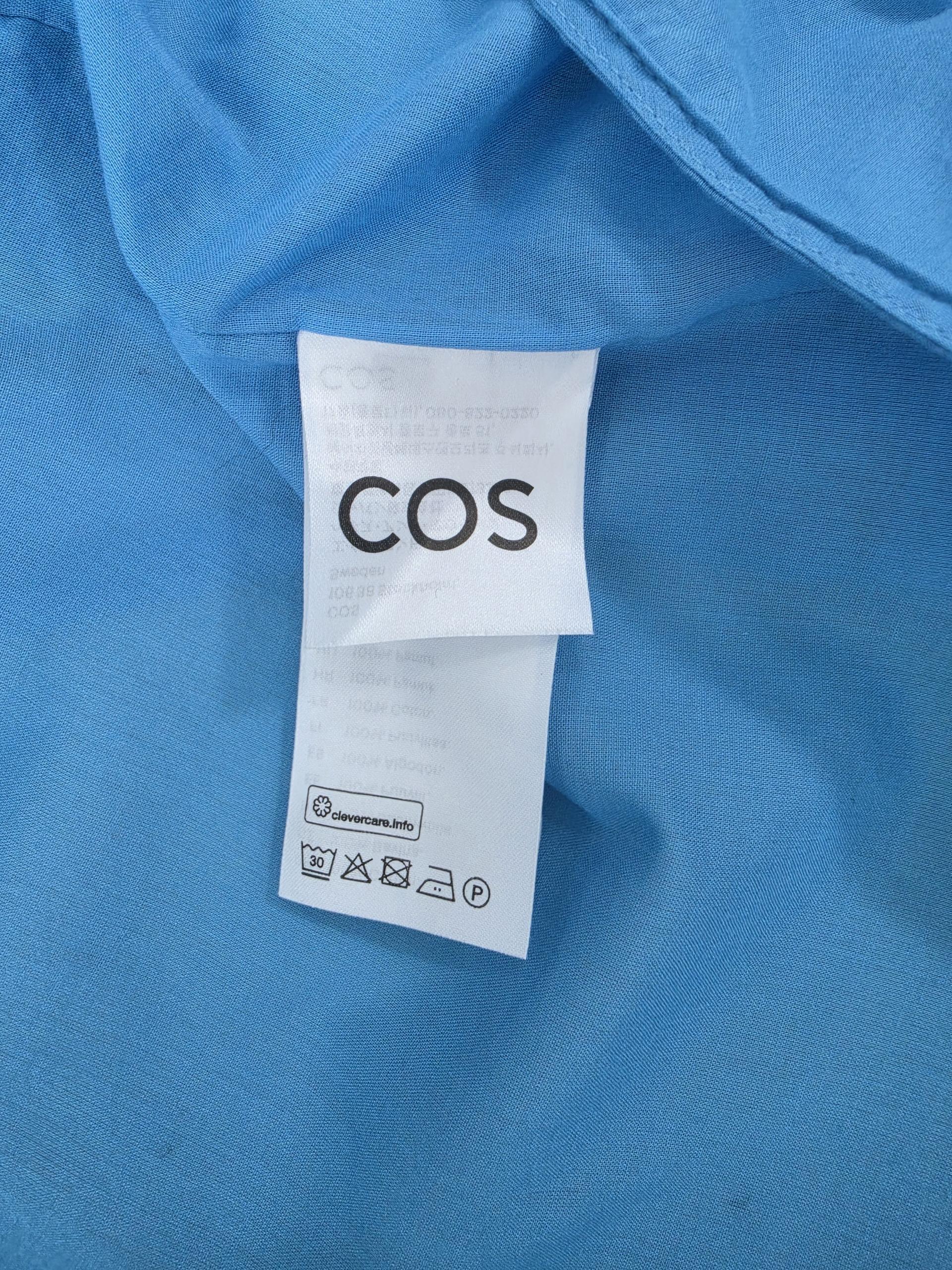 정품 코스 COS 블루 셔츠