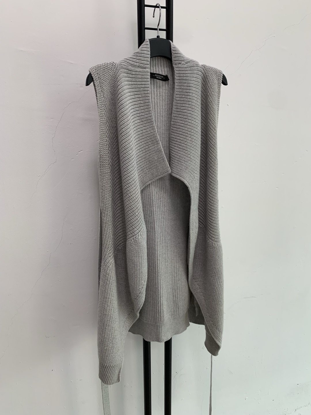 정품 막스마라 위캔드 MaxMara Weekend 니트 베스트 그레이